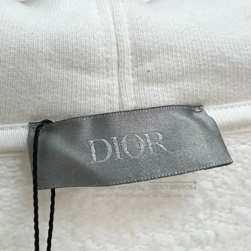 Dior Dior Logo White Long Sleeve Cotton Hoodie . Size US M / EU 48-50 / 2 - 5 Thumbnail
