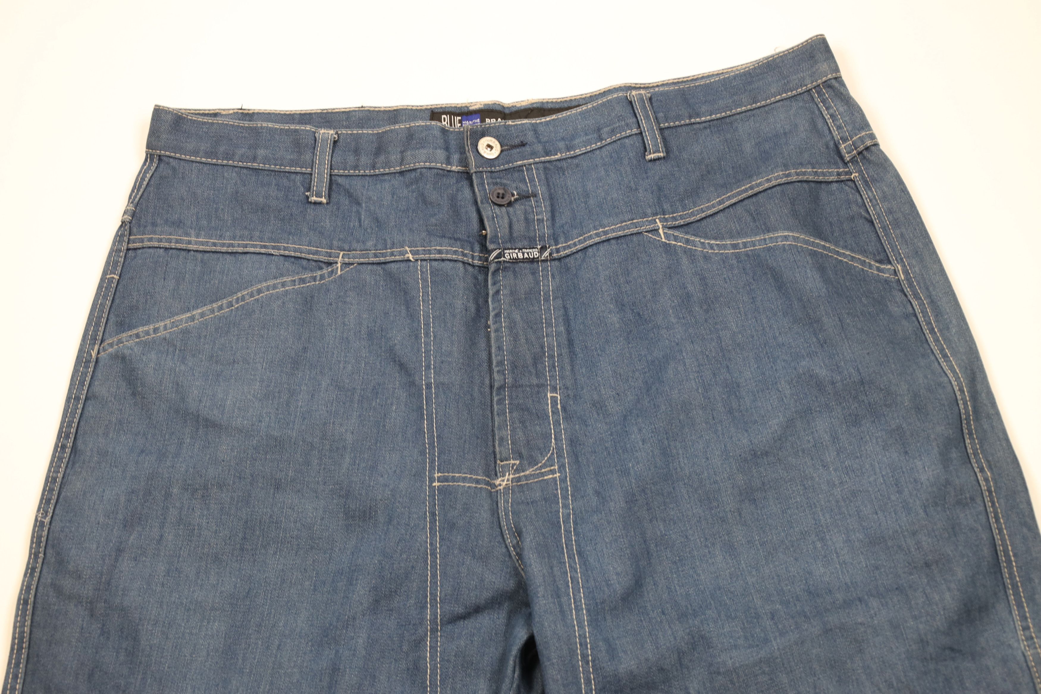 Marithe + Francois Girbaud Vintage 90s Marithe Francois Girbaud Fit Denim Jeans Blue Size US 40 / EU 56 - 2 Thumbnail