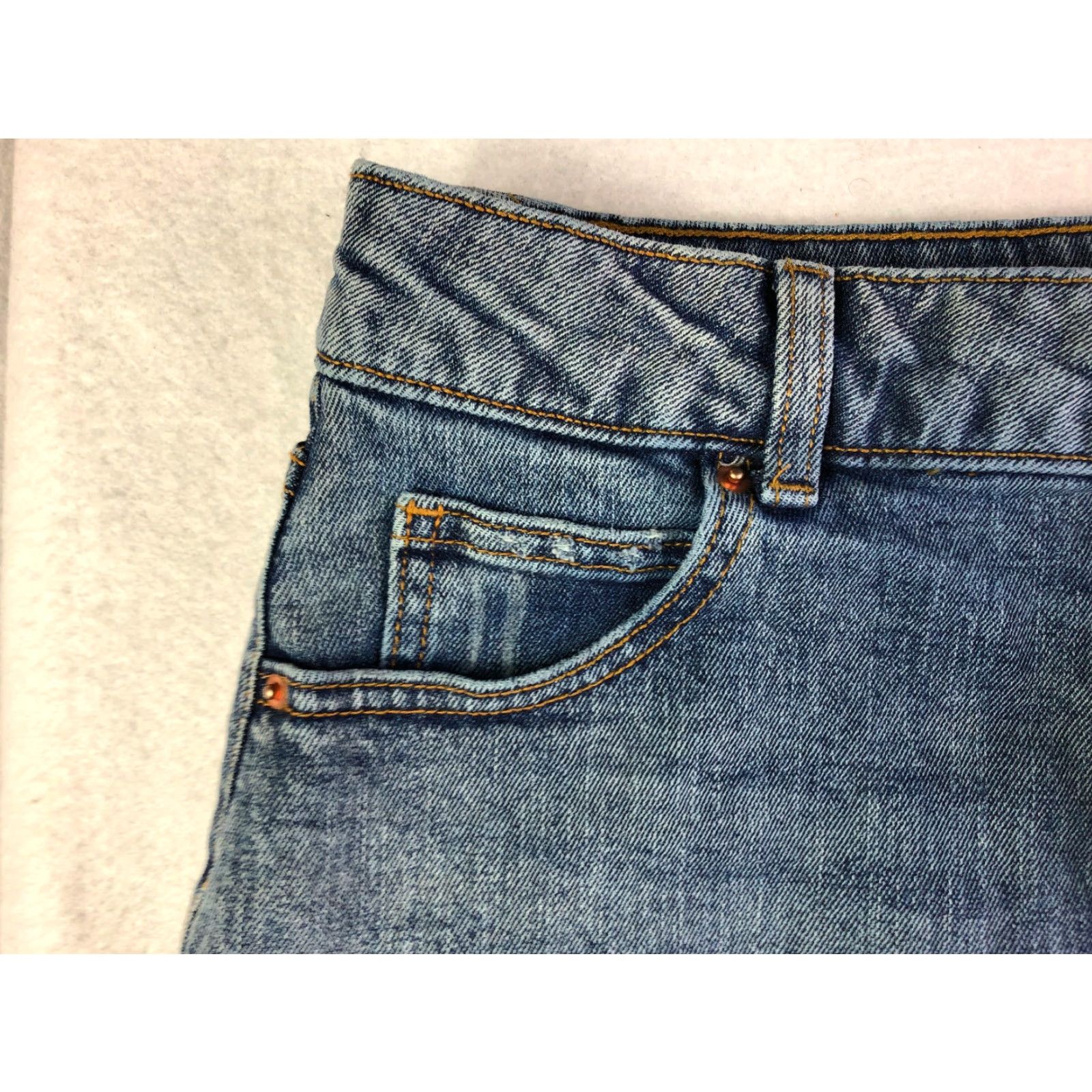 Vintage Wild Fable Blue Jeans Skirt Womens Size 12 30" Waist Measured Size 34" / US 12 / IT 48 - 3 Thumbnail