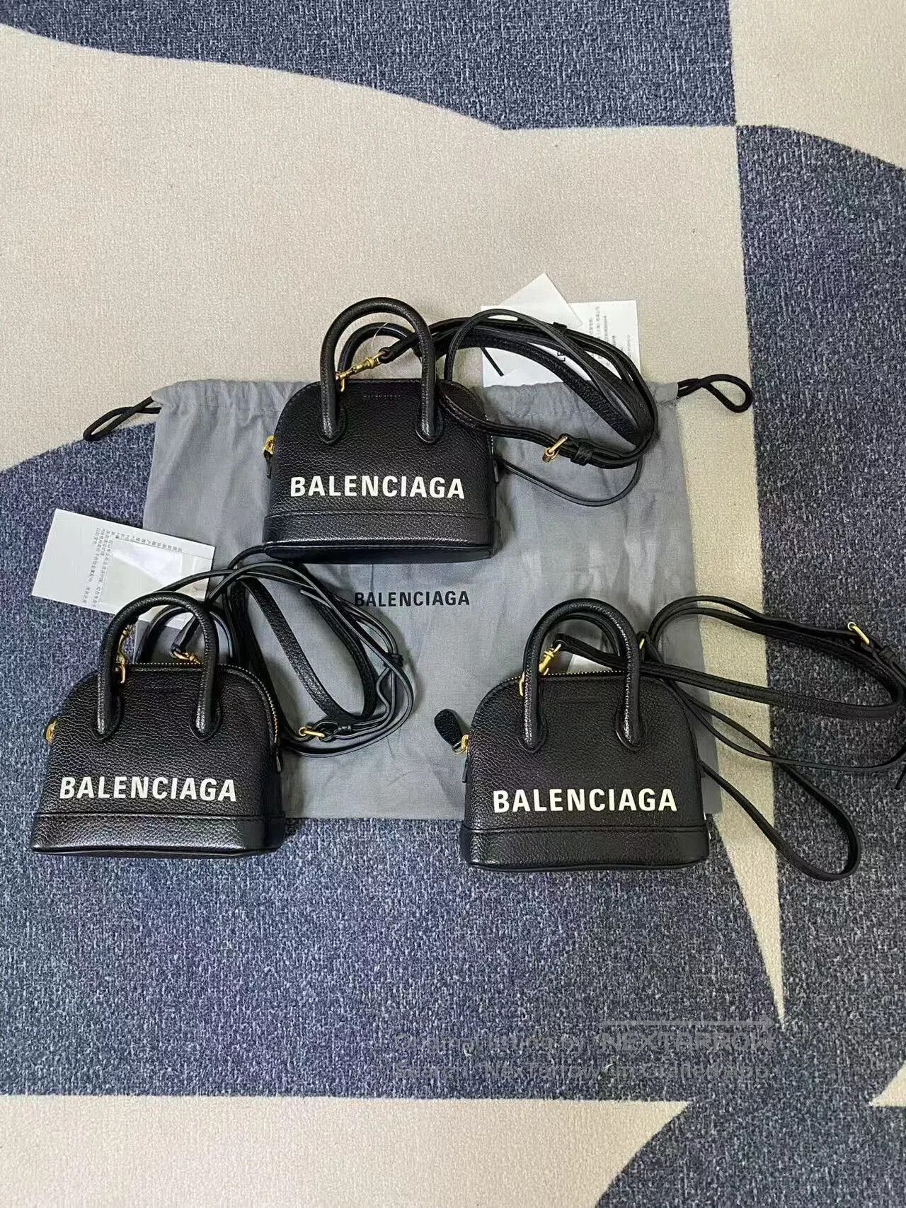 Balenciaga balenciaga mini shell shoulder bag black. Size ONE SIZE - 1 Thumbnail