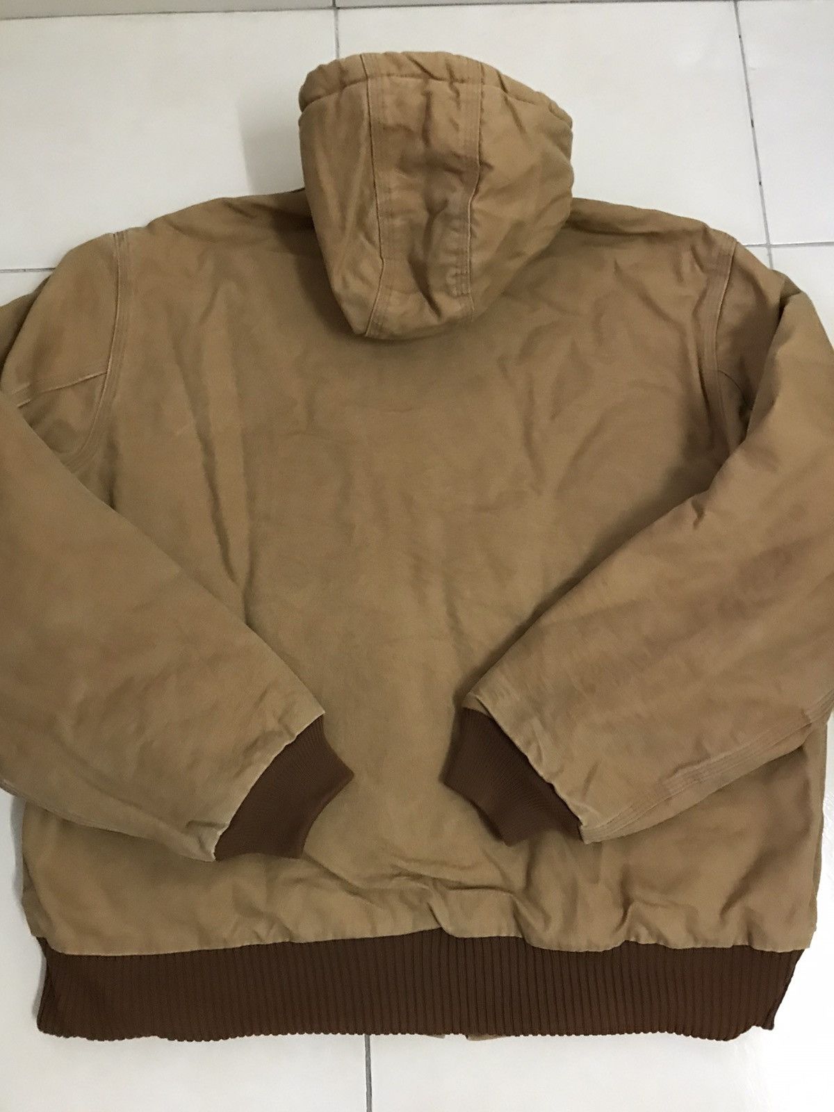 Carhartt Vintage Carhartt Duck Canvas Hoodie Jacket Made in USA Size US L / EU 52-54 / 3 - 12 Thumbnail