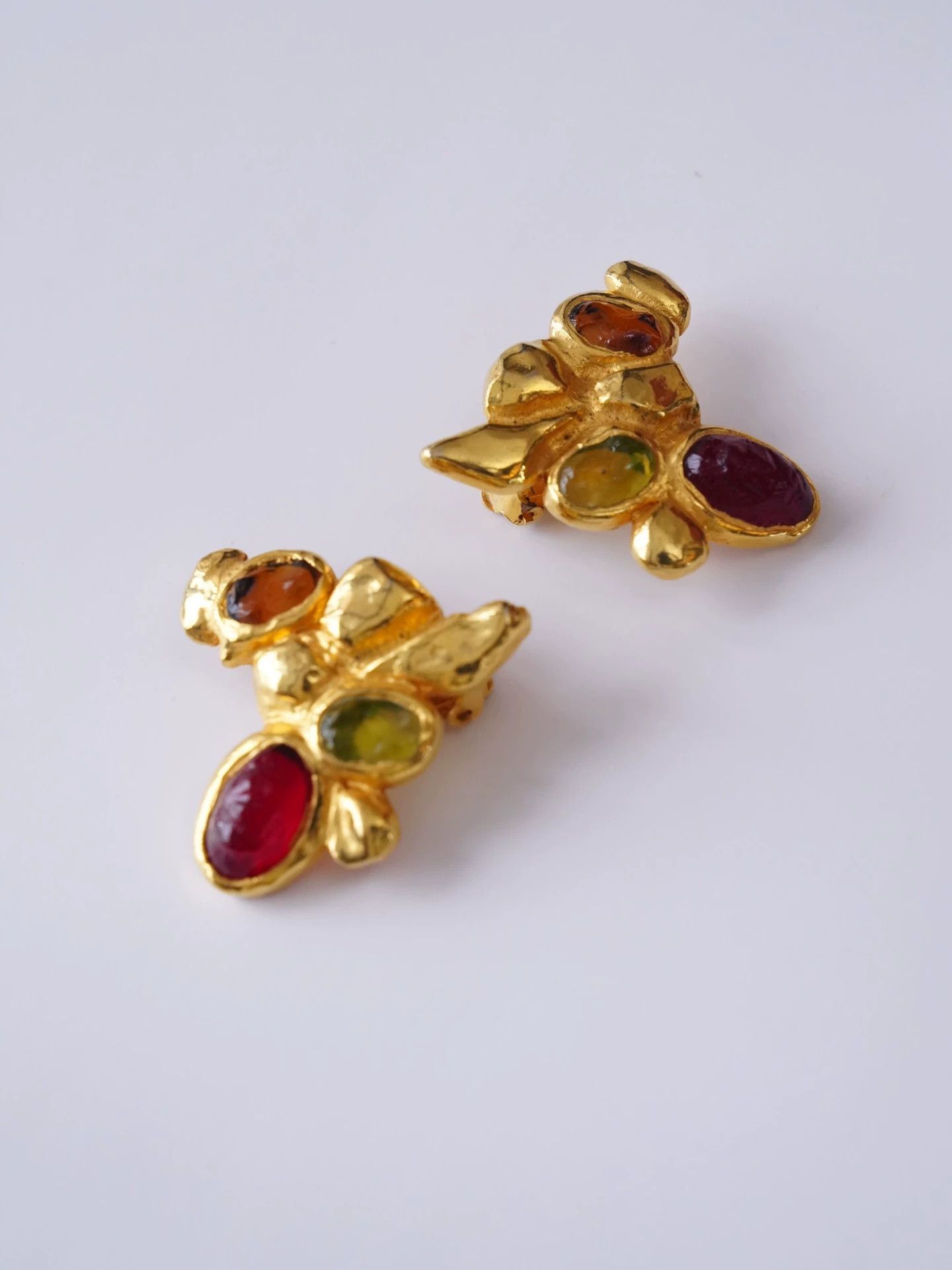 Christian Lacroix Christian Lacroix Lava Jelly Ear Clips Size ONE SIZE - 4 Thumbnail