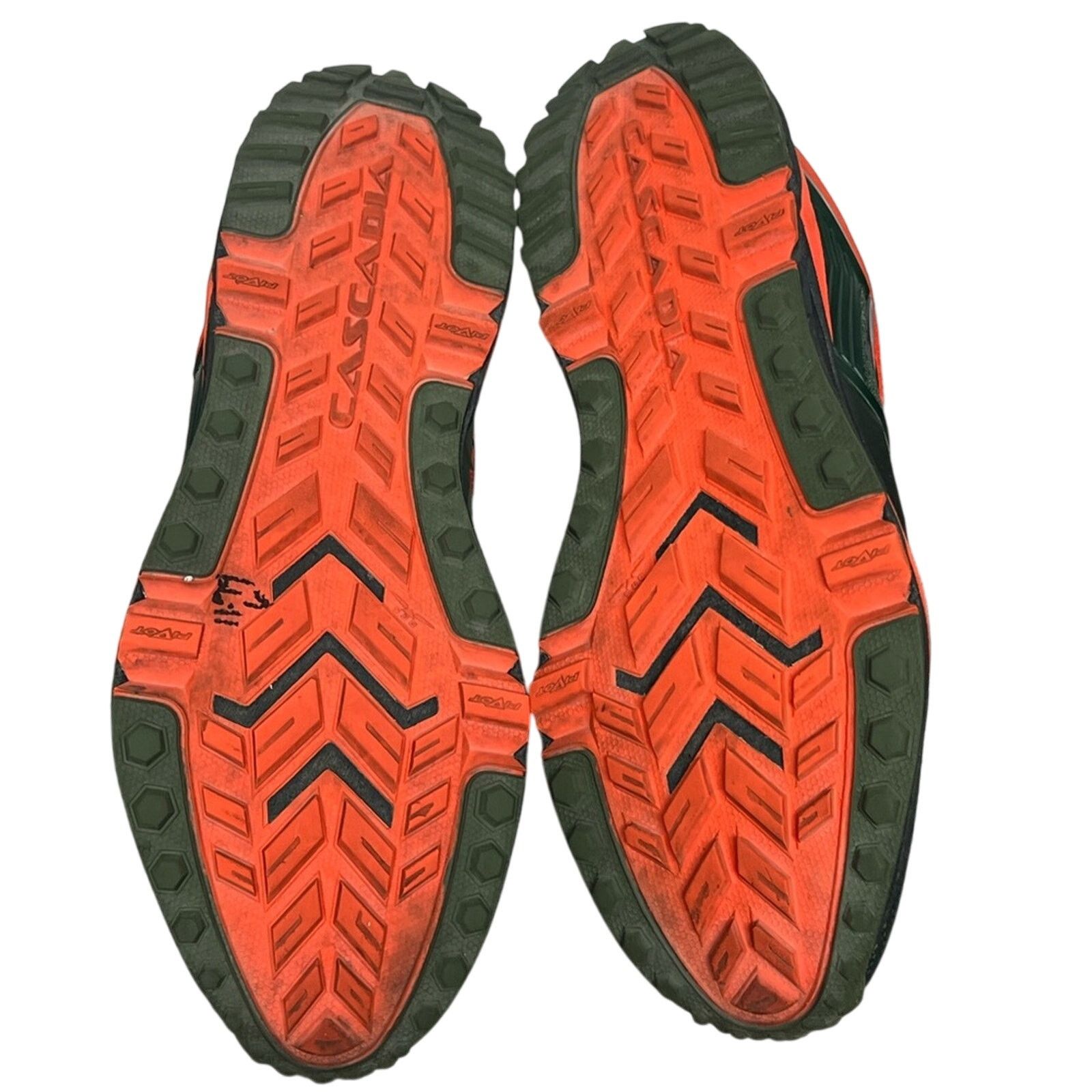 Brooks Men’s Brooks Cascadia 12 Trail Green / Orange Shoes SIZE 11 Size US 11 / EU 44 - 7 Thumbnail