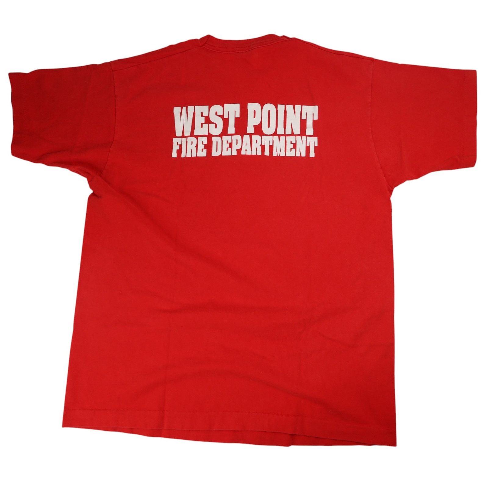 Vintage Vintage West Point Fire Department Graphic T Shirt Size US XL / EU 56 / 4 - 9 Thumbnail