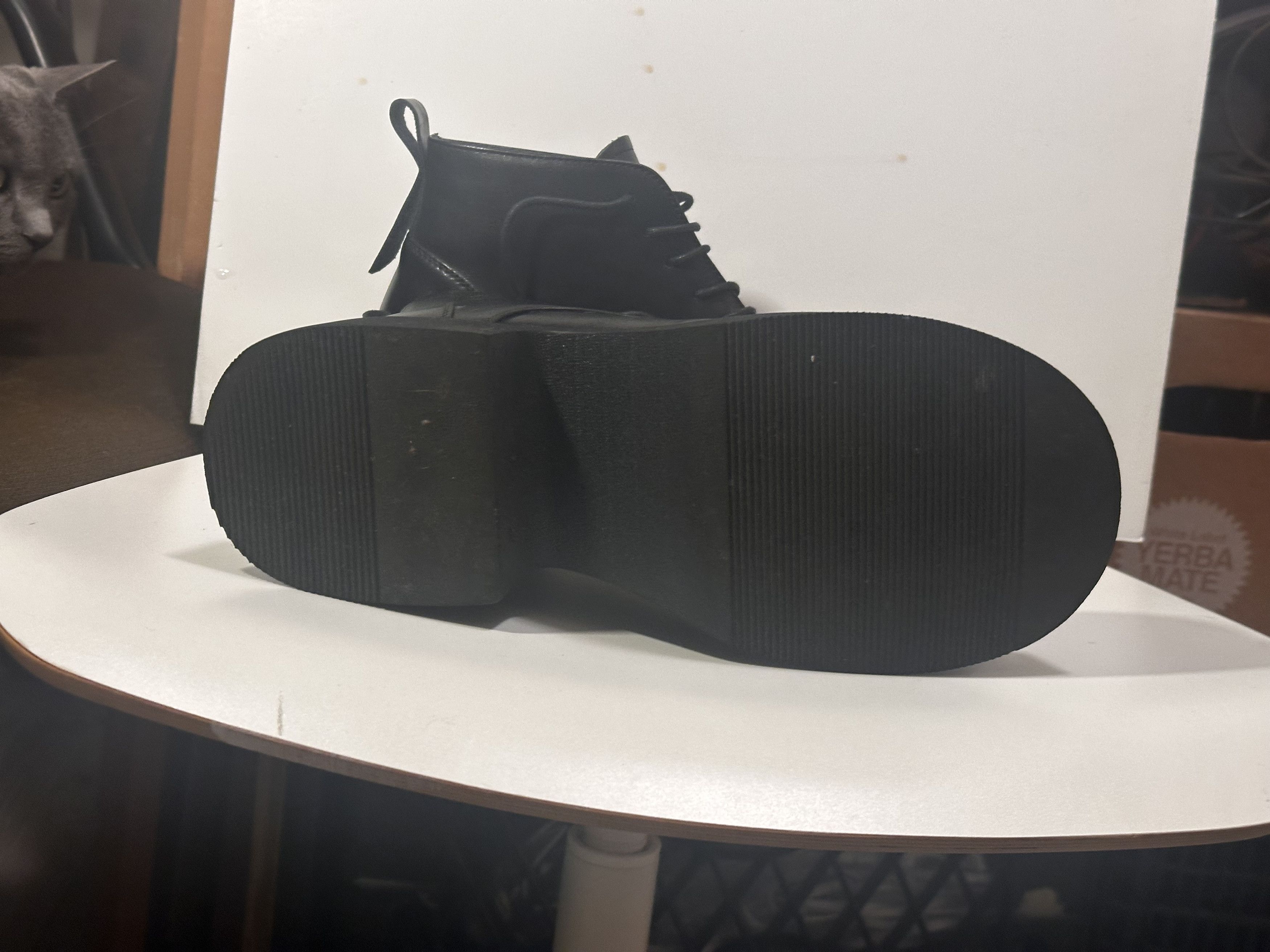 Japanese Brand Chunky Derby Half Boots Size US 8 / EU 41 - 8 Thumbnail