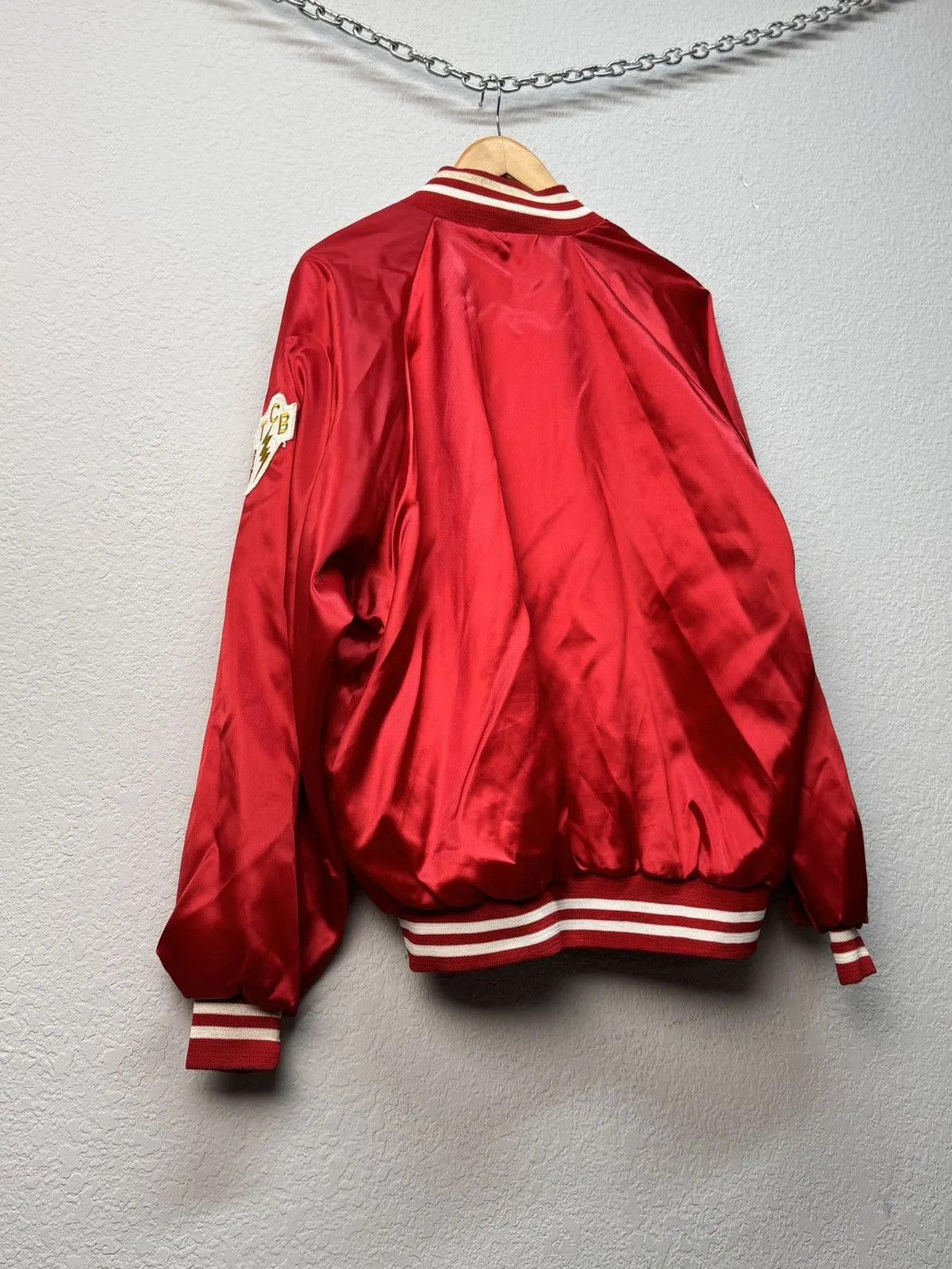 Vintage VTG Vintage 1970s Elvis in Concert Satin Souvenir Jacket TCB Size US L / EU 52-54 / 3 - 11 Thumbnail