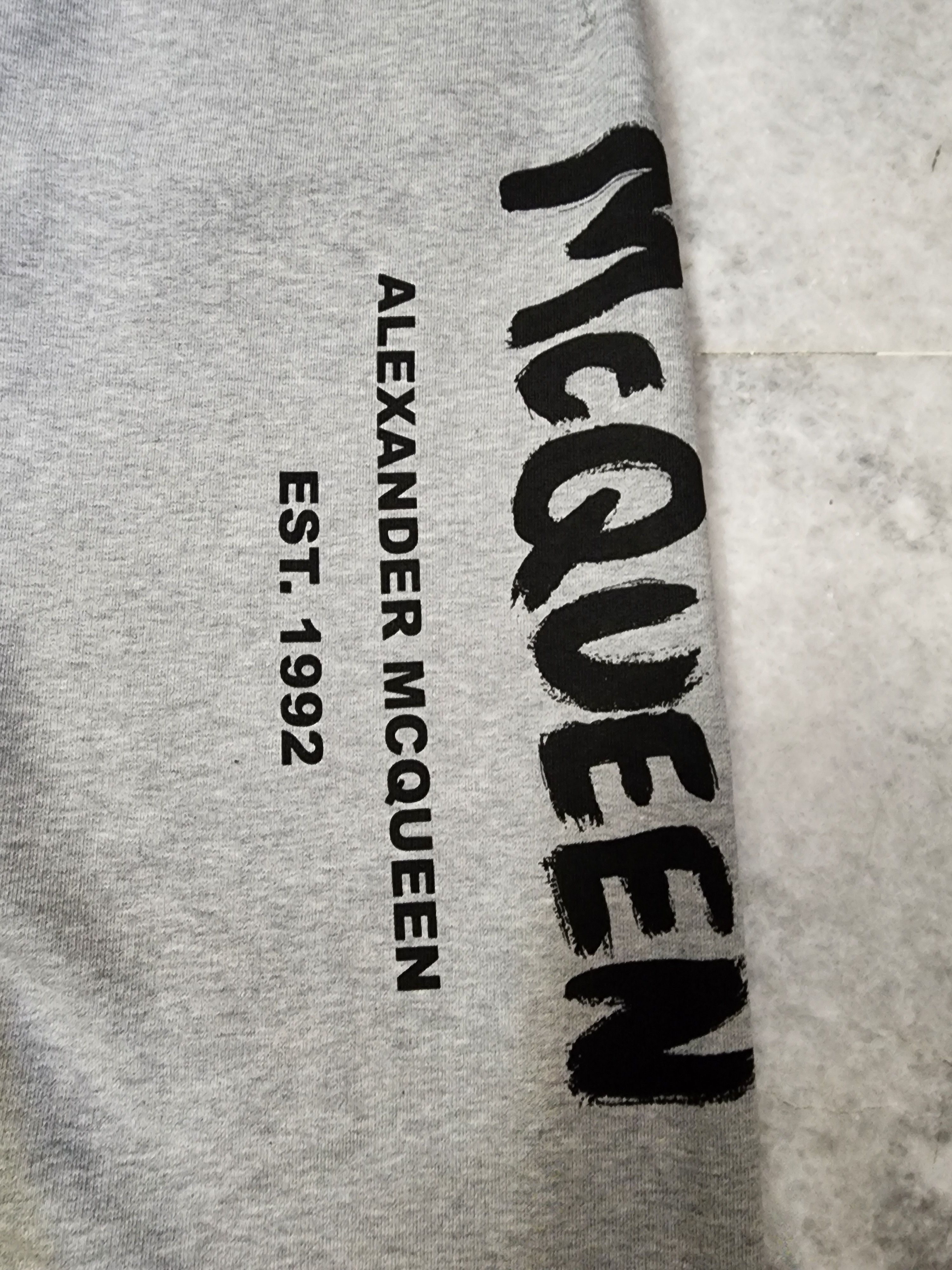 Alexander McQueen Graffiti Logo Sweatpants Size US 34 / EU 50 - 3 Thumbnail