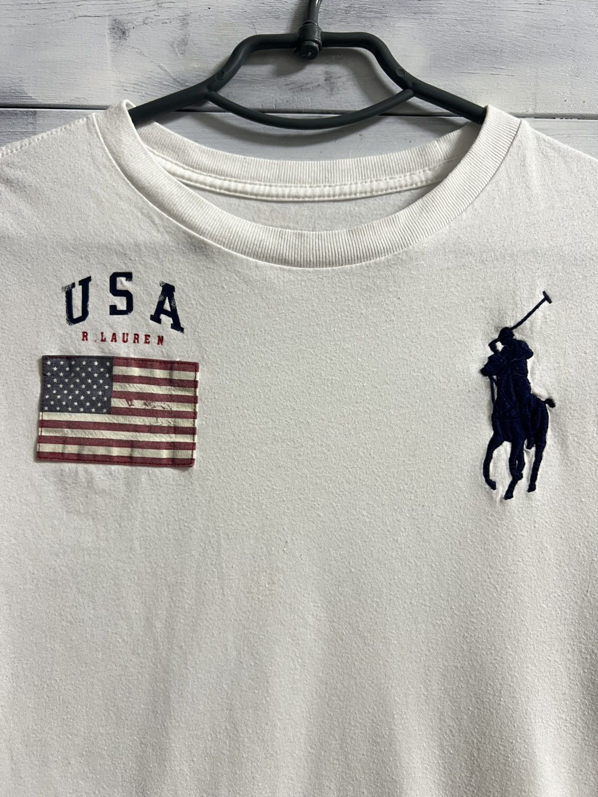Ralph Lauren Rare T-Shirt Ralph Lauren 3 USA Flag Size US S / EU 44-46 / 1 - 2 Thumbnail