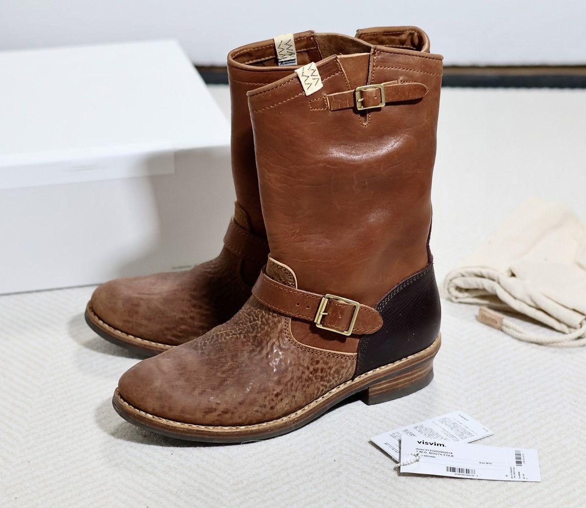 Visvim Visvim 23aw T.W.O Boots Folk TWO （horsehide） | Grailed