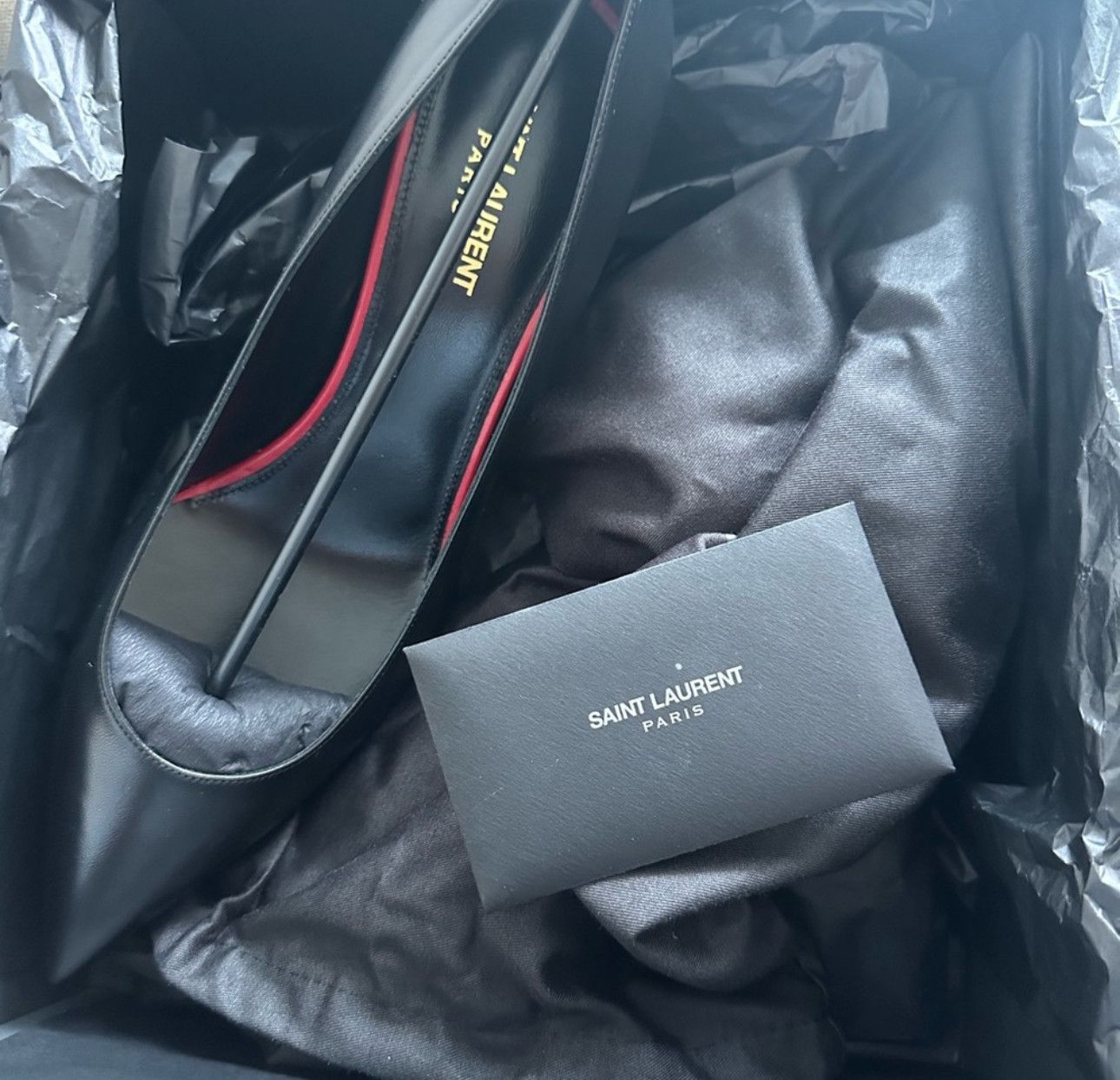 Saint Laurent Paris Anja 65 Pump Uniform Nero Size US 11 / IT 41 - 1 Thumbnail