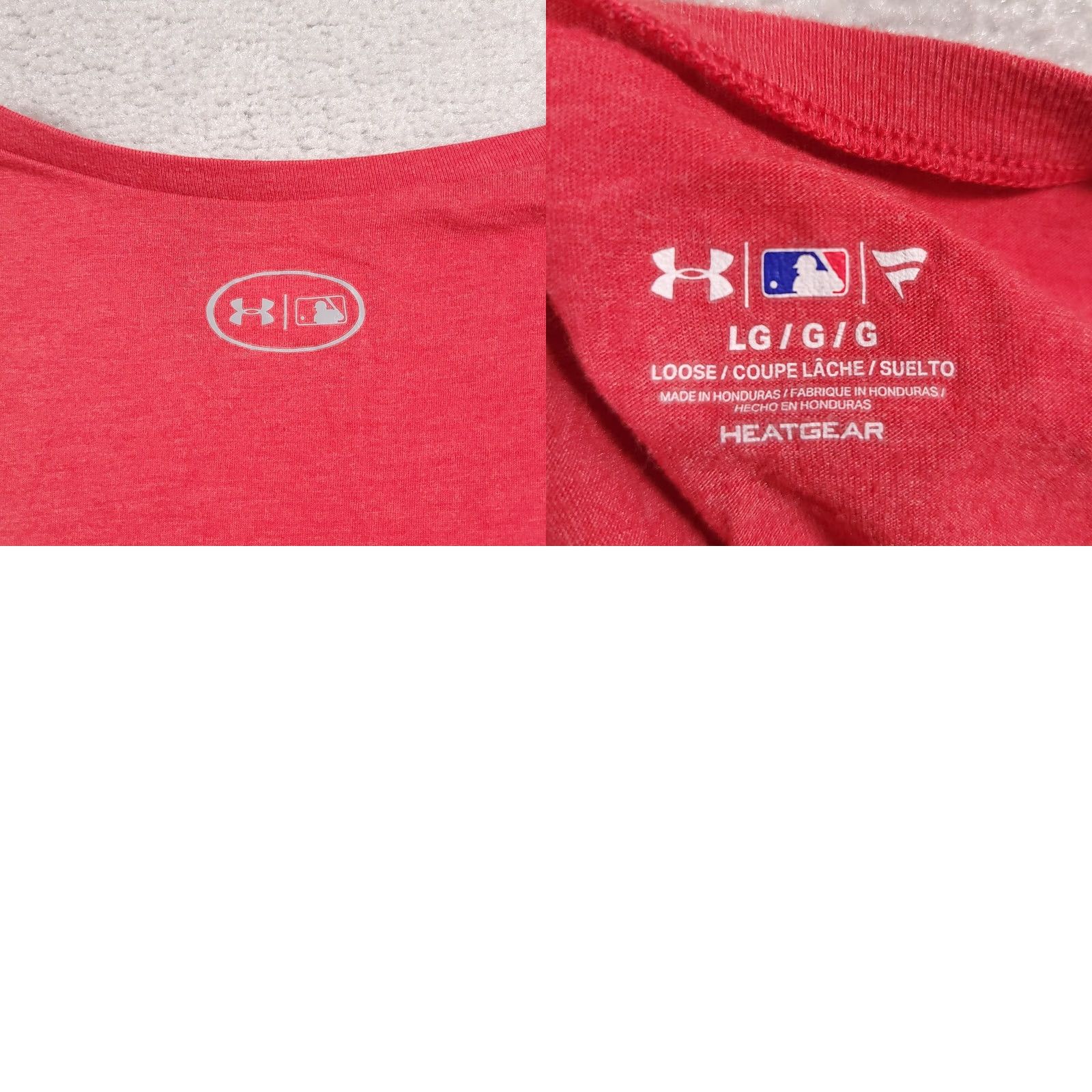 Under Armour Under Armour STL Cardinals Loose Fit Shirt Womens L Red Heatgear V Neck MLB Shirt Size L / US 10 / IT 46 - 9 Thumbnail