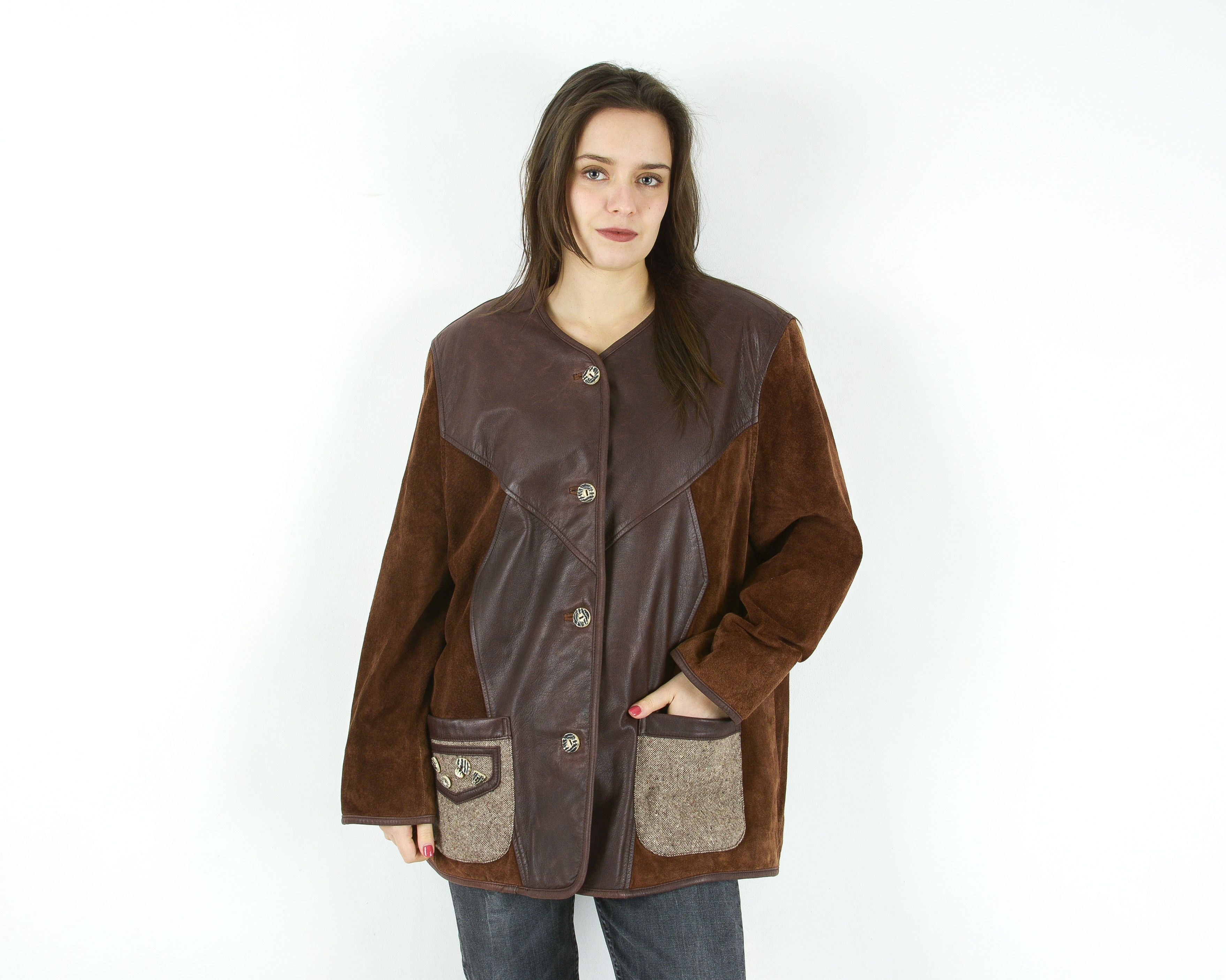 BUFFALO BOBS × Genuine Leather Vintage Buffalo Bobs Lamb Leather