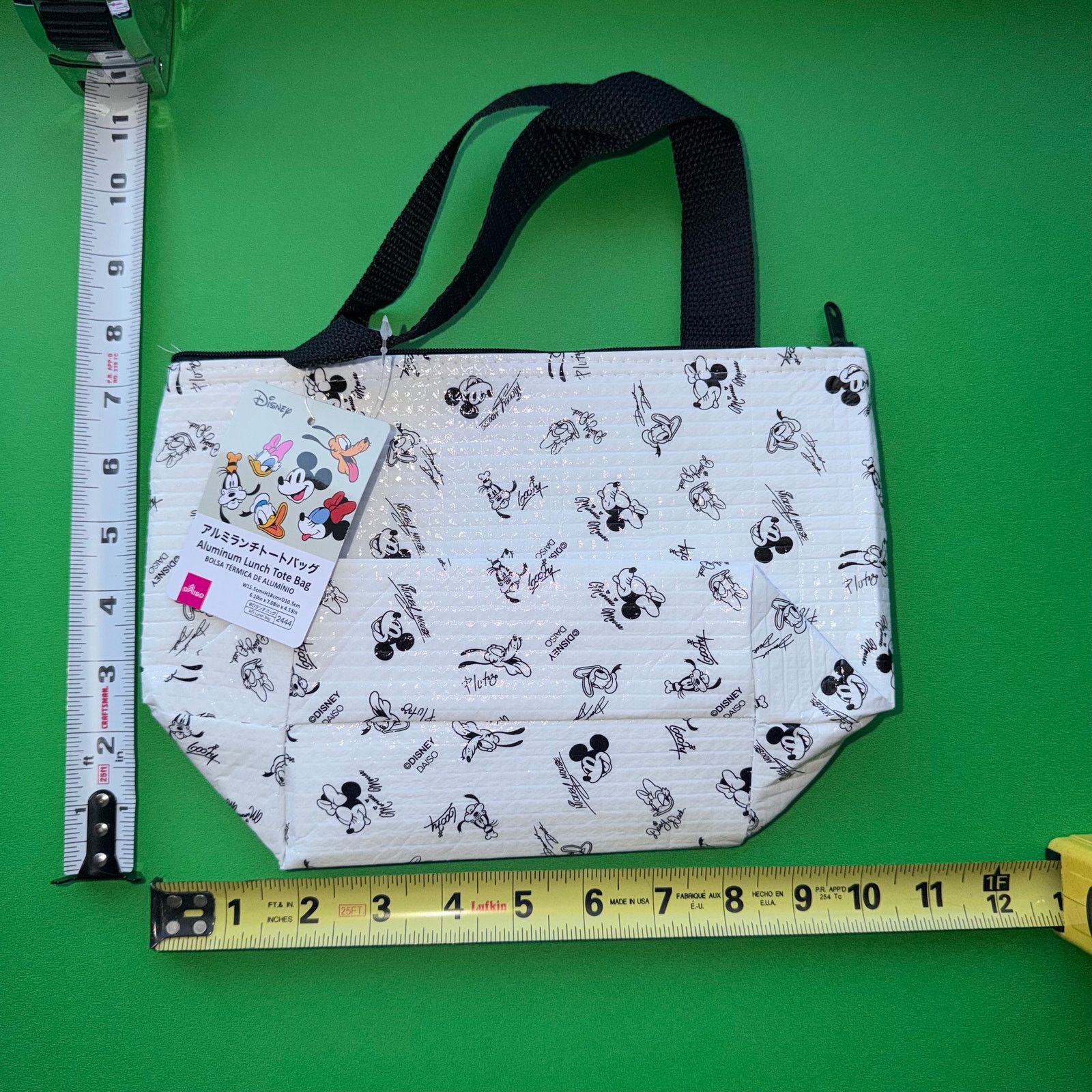 Disney Vintage Disney Mickey Mouse Black White Lunch Tote Set Japan Size ONE SIZE - 4 Thumbnail