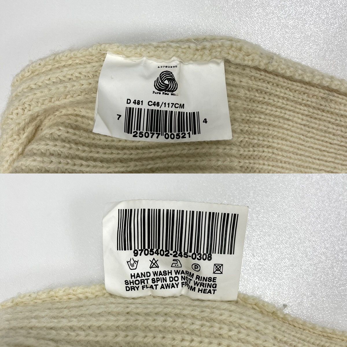 Barbour Barbour D481 Fisherman’s Wool Knit Heavy Vintage Sweater Size US XL / EU 56 / 4 - 7 Thumbnail
