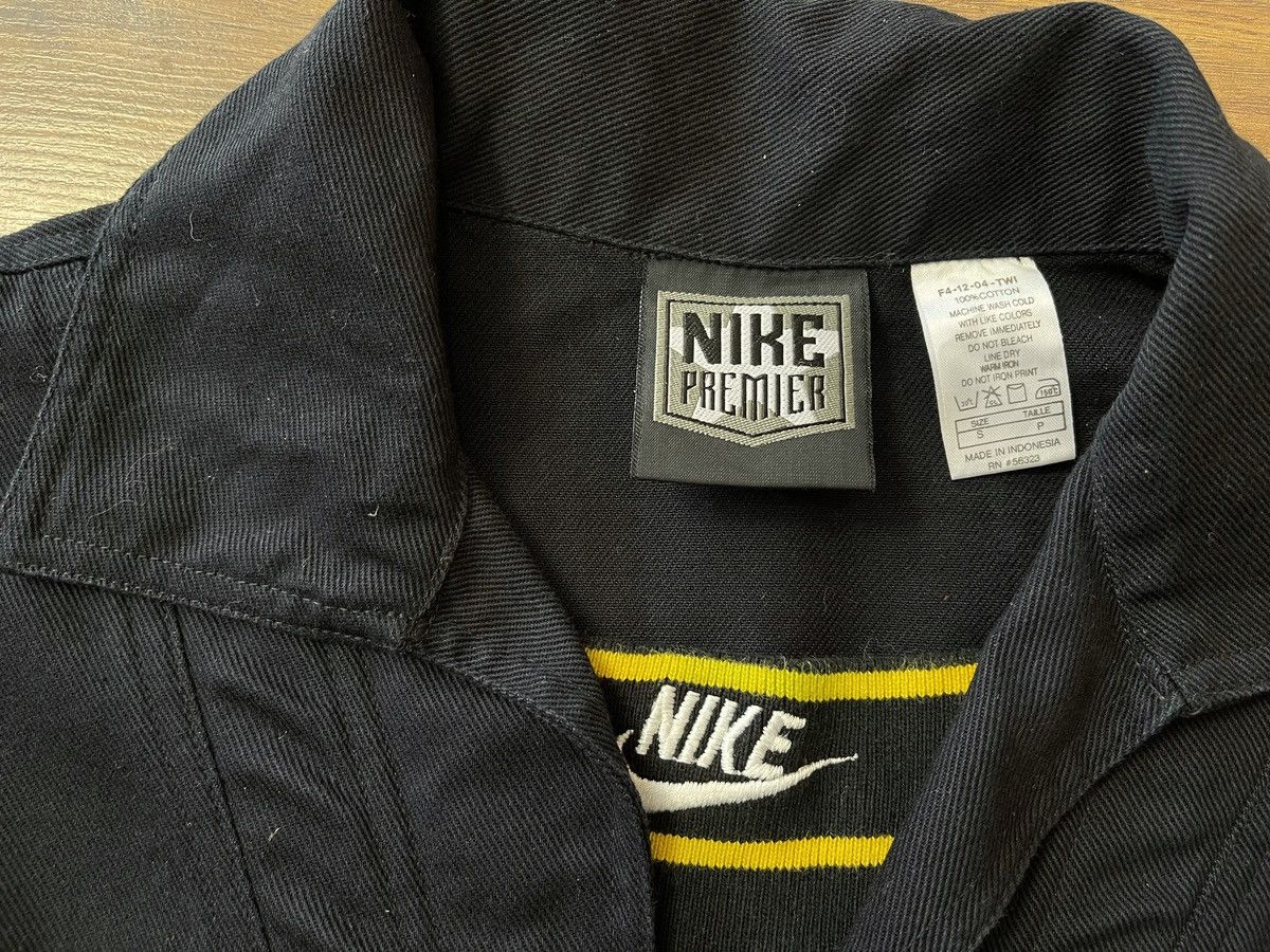 Nike Vintage Nike Premier Denim Drill Pullover Jacket Spellout Size US S / EU 44-46 / 1 - 4 Thumbnail