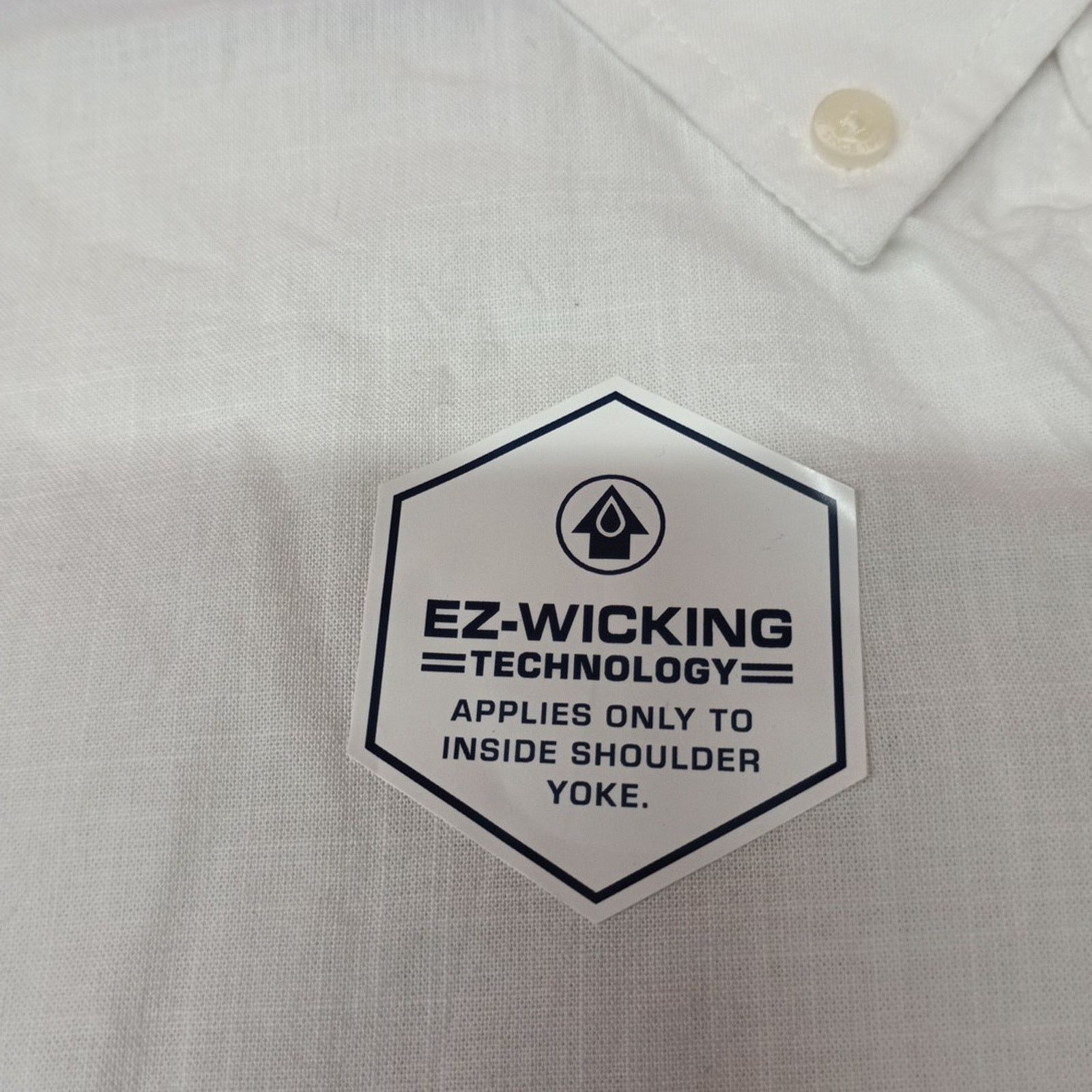 U.S. Polo Assn. U.S. Polo Assn. Woven Shirt Men's 3XL Optic White Ez Wicking Size US XXL / EU 58 / 5 - 4 Thumbnail