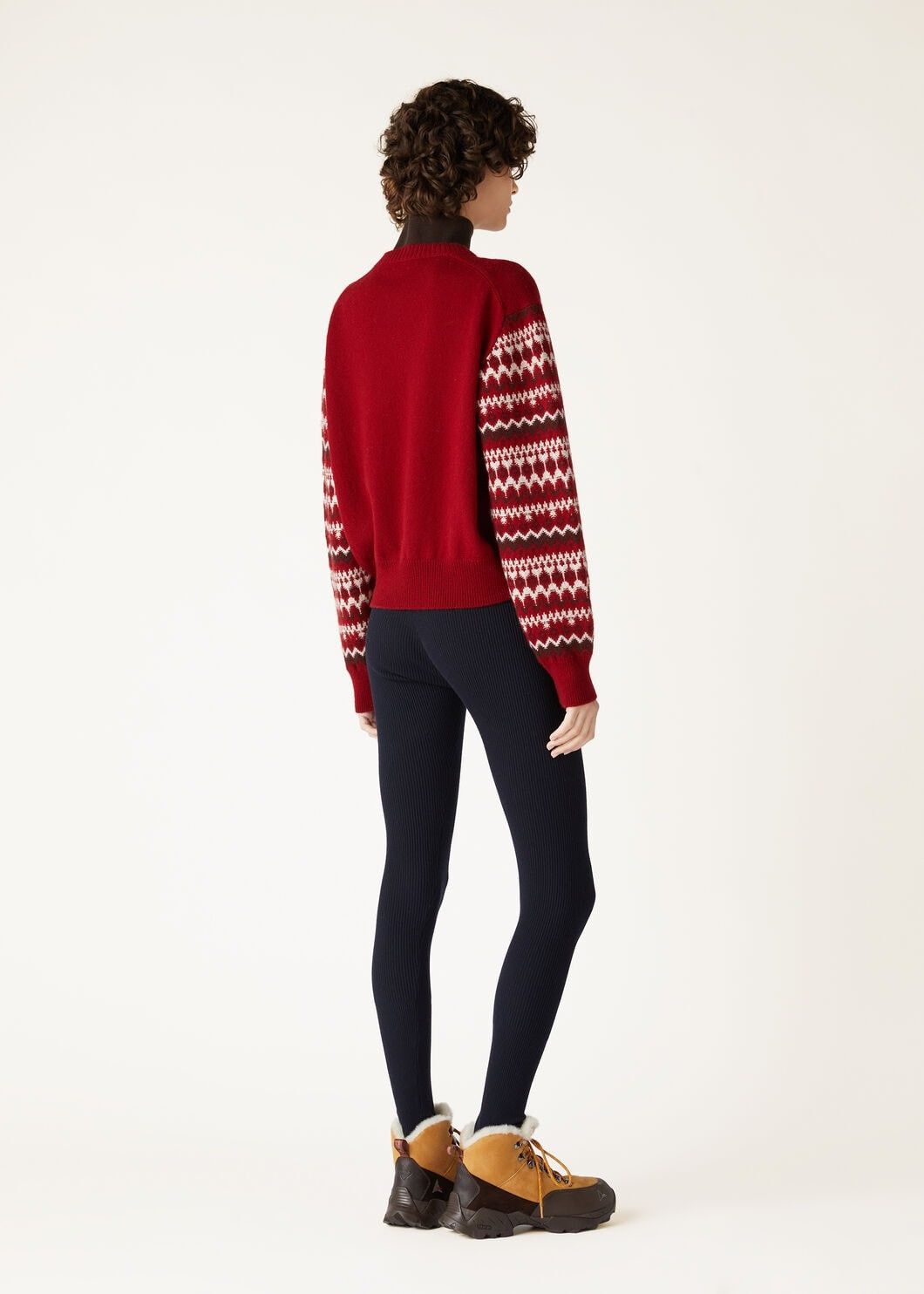 Loro Piana o1w1db10825 FAO5140 Alpe Pile Crewneck Sweater in Red Size L / US 10 / IT 46 - 5 Thumbnail