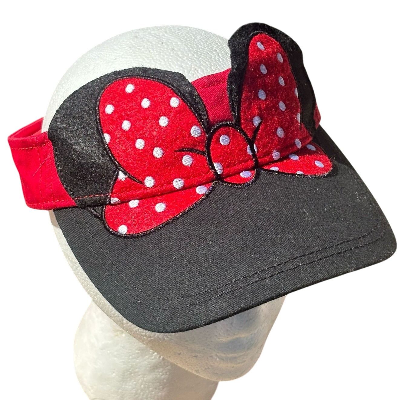 Disney Red Disney Minnie Mouse Visor Size ONE SIZE - 2 Thumbnail