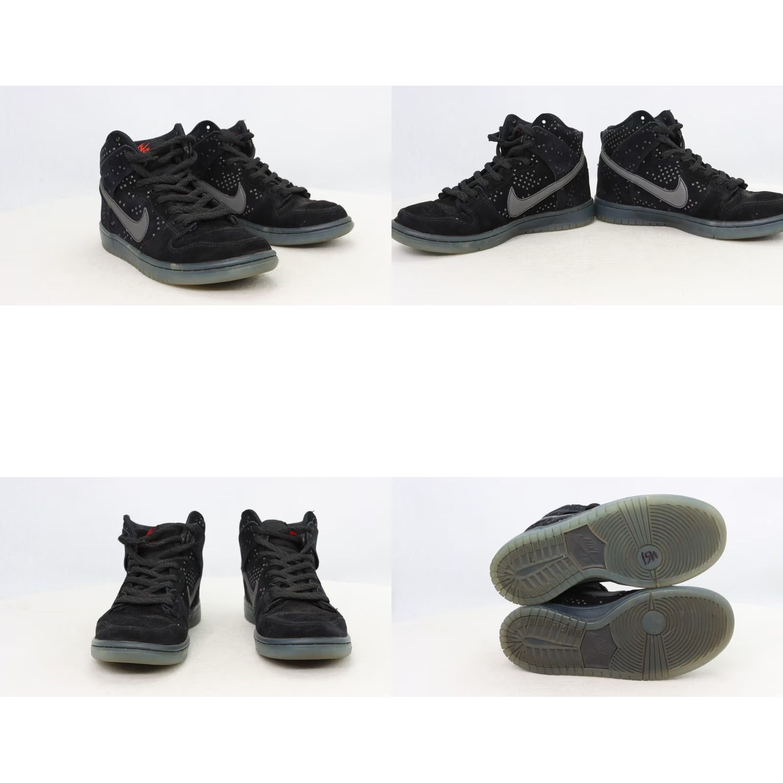 Nike Nike SB Dunk Hi Premium Flash 806333-001 Black Nubuck Reflective Mid Top Size 5 Men Sneakers 2015 Size US 5 / EU 37 - 8 Thumbnail