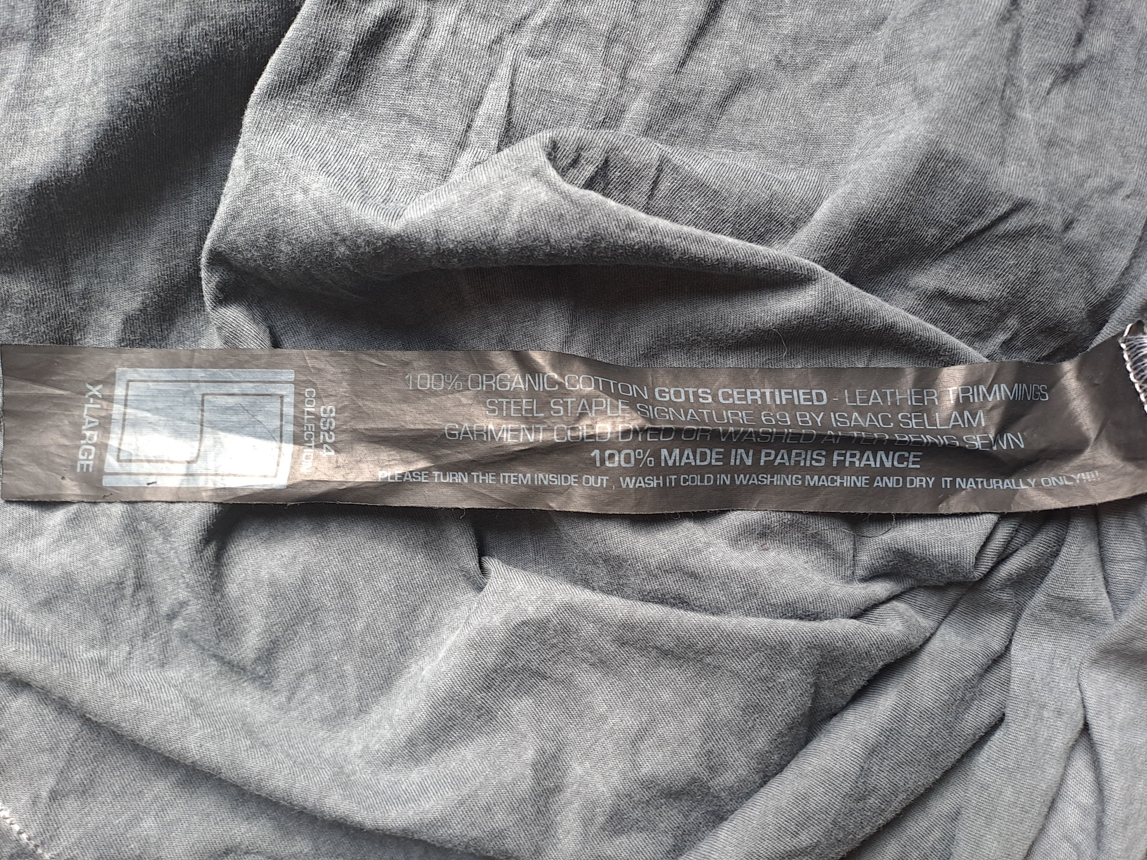 Isaac Sellam Experience 69 by Isaac Sellam Overdyed Spine T-Shirt Size US XS / EU 42 / 0 - 3 Thumbnail