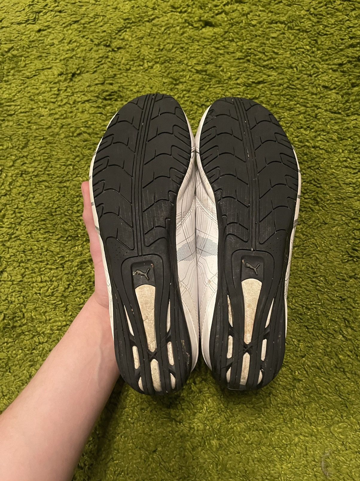 Puma × Vintage Puma 2000s vintage real leather sneakers Y2K Size US 8.5 / EU 41-42 - 6 Thumbnail