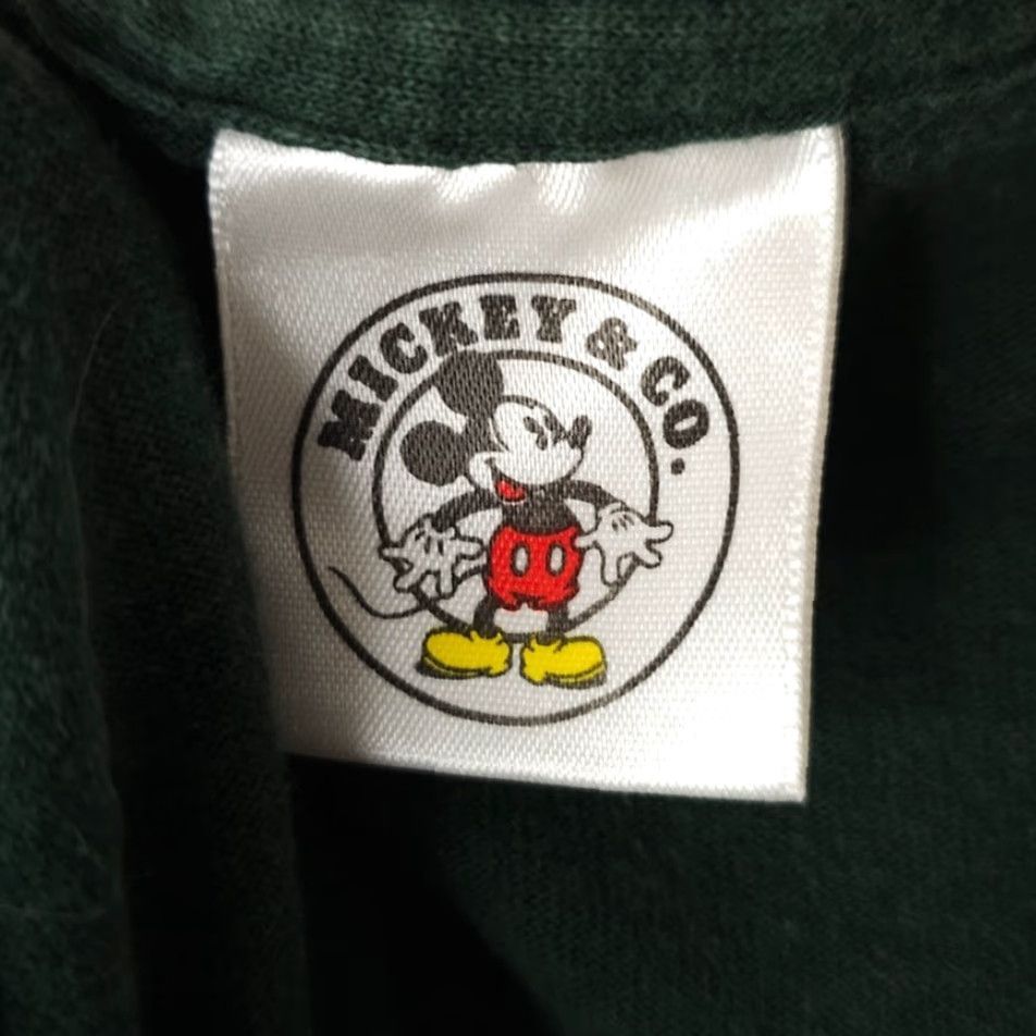 Disney VINTAGE Disney T-Shirt Mens 2XL Green 90s Mickey Mouse Made In USA Shirt Size US XXL / EU 58 / 5 - 7 Thumbnail
