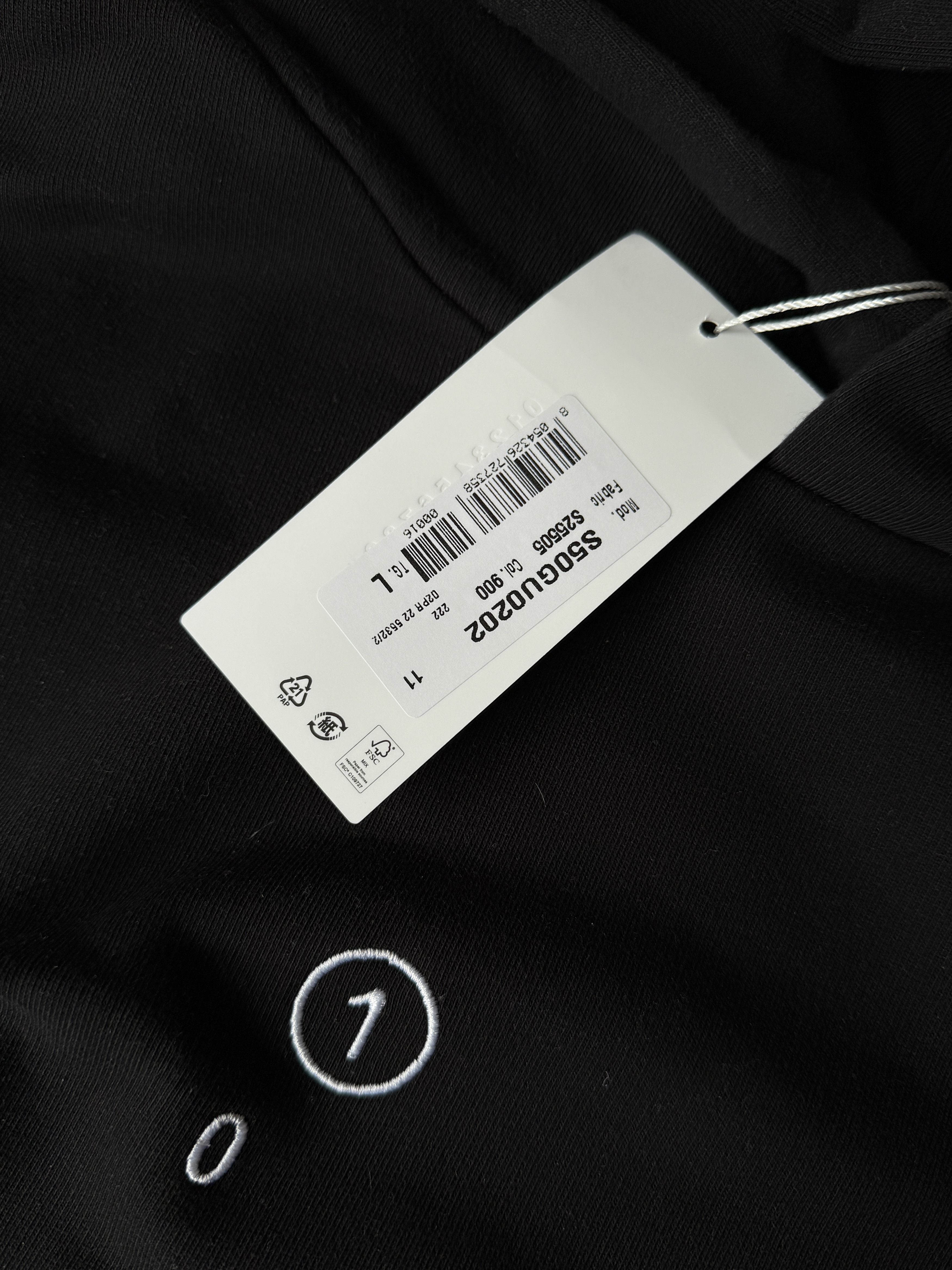 Maison Margiela Margiela Numbers Oversize hoodie Size US L / EU 52-54 / 3 - 3 Thumbnail
