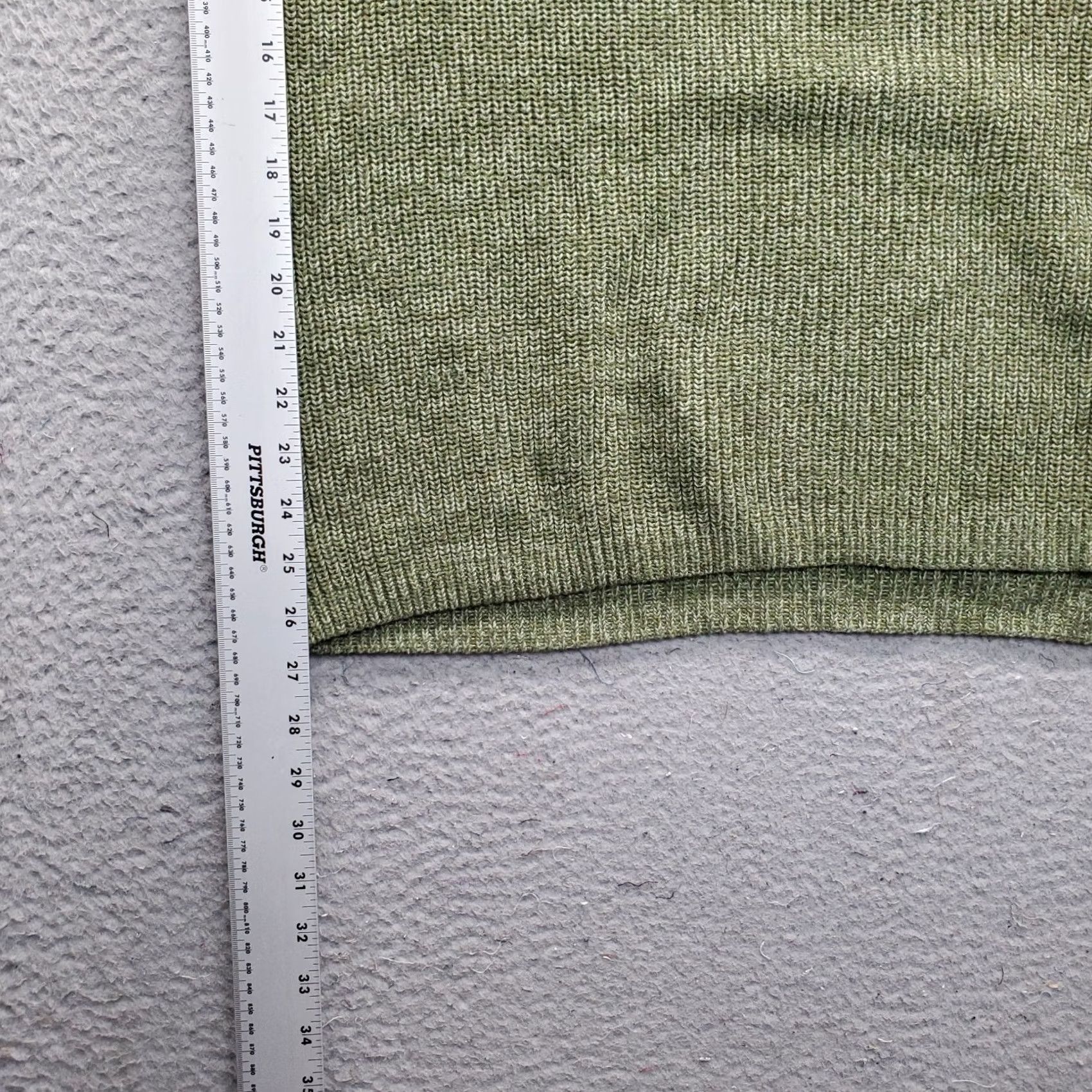 Coldwater Creek Coldwater Creek Sweater Womens 1X Green Tight Chunky Knit Long Sleeve Turtleneck Size XL / US 12-14 / IT 48-50 - 3 Thumbnail