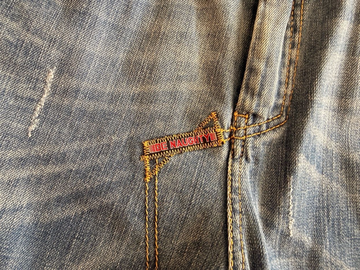 Frankie Morello Frankie Morello 2000s Designer Denim W34 Distressed Size US 34 / EU 50 - 4 Thumbnail