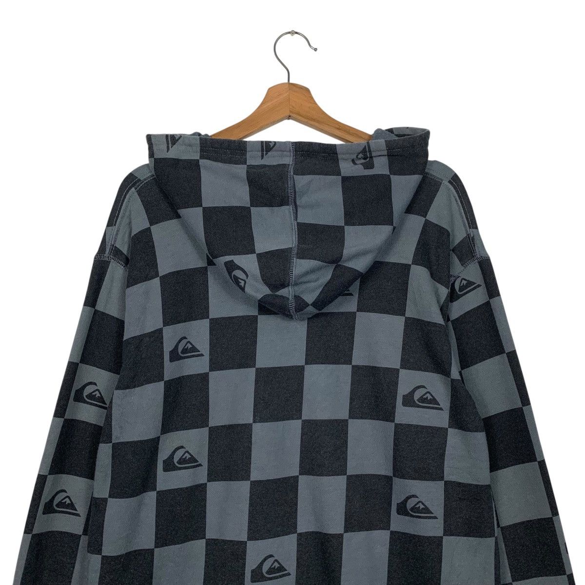 Quiksilver QUIKSILVER Checked Zipper Hoodie Sweatshirt #3619-C165 Size US XL / EU 56 / 4 - 16 Thumbnail