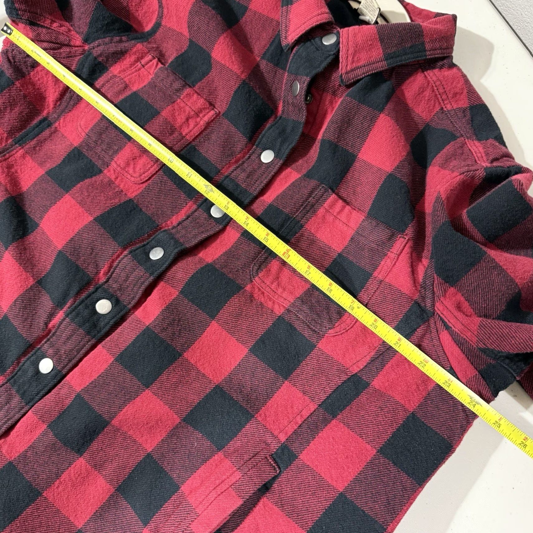 CO DULUTH Flapjack Flannel Jacket Womens 2XL Buffalo Plaid Quilted Red Buffalo Plaid Jacket Womens 2XL Red Quilted Flannel Jacket Size XXL / US 16-18 / IT 52-54 - 3 Thumbnail