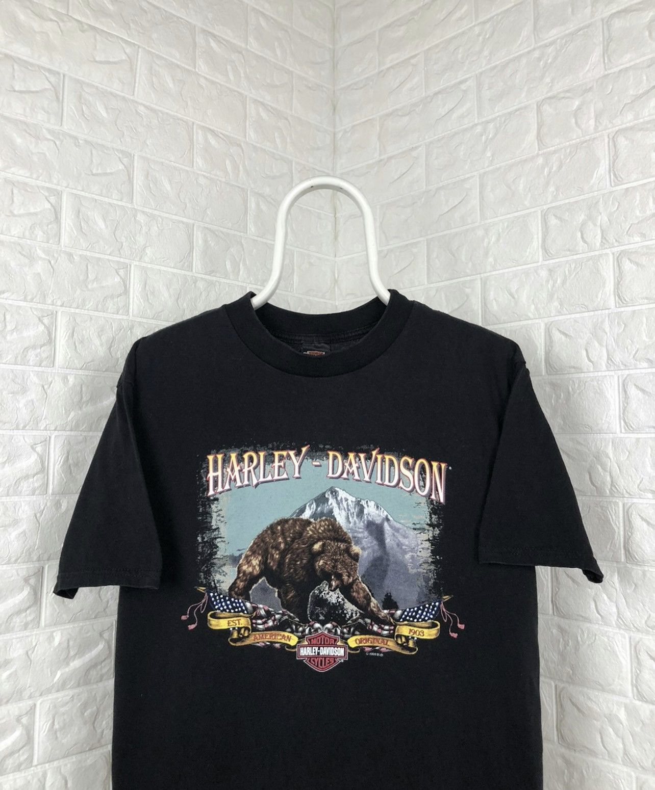 Harley Davidson × Vintage Vintage 1999 Harley Davidson Tee Size US M / EU 48-50 / 2 - 3 Thumbnail
