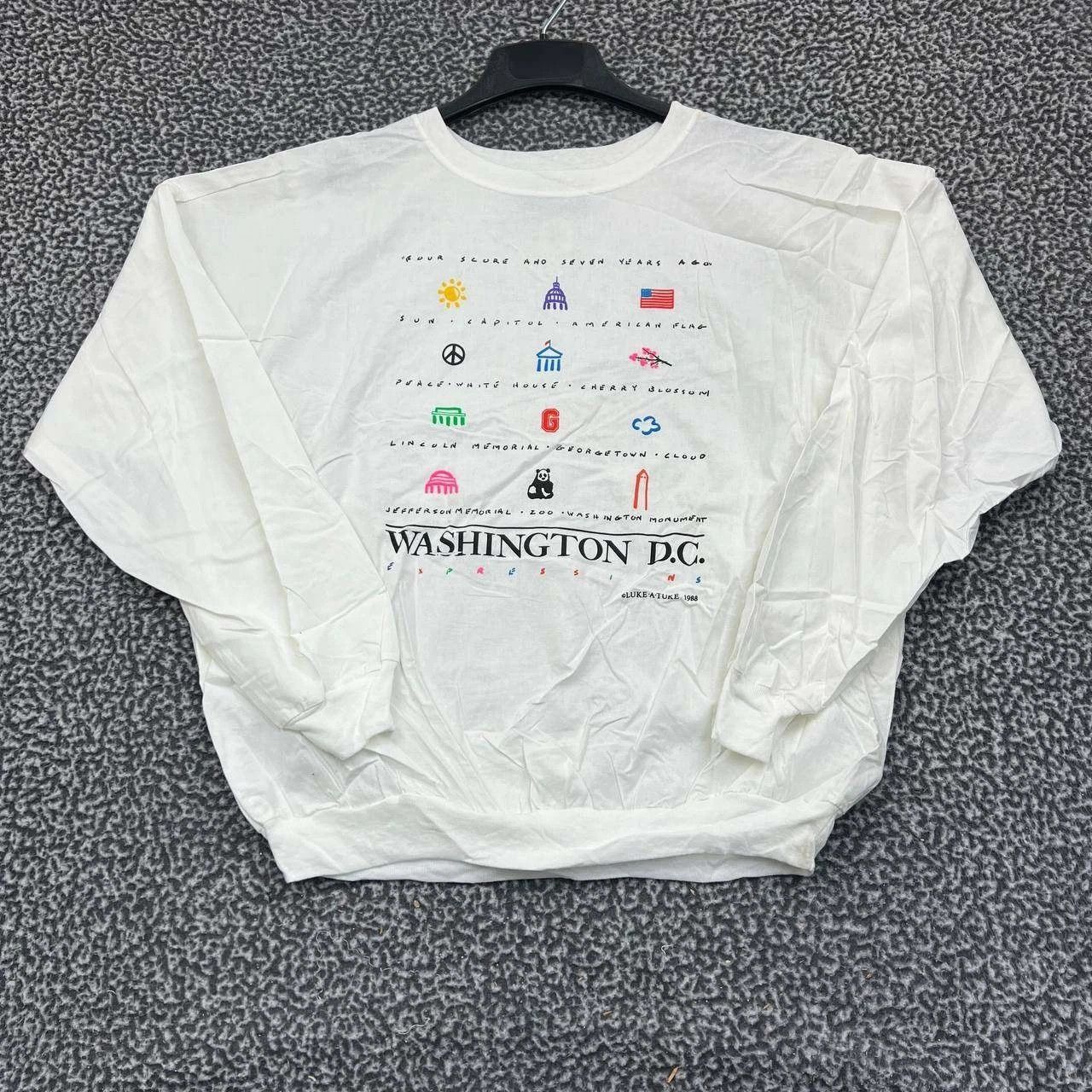 Other Vintage Washington DC Shirt Men L/XL Cotton Republic Size US XL / EU 56 / 4 - 1 Thumbnail