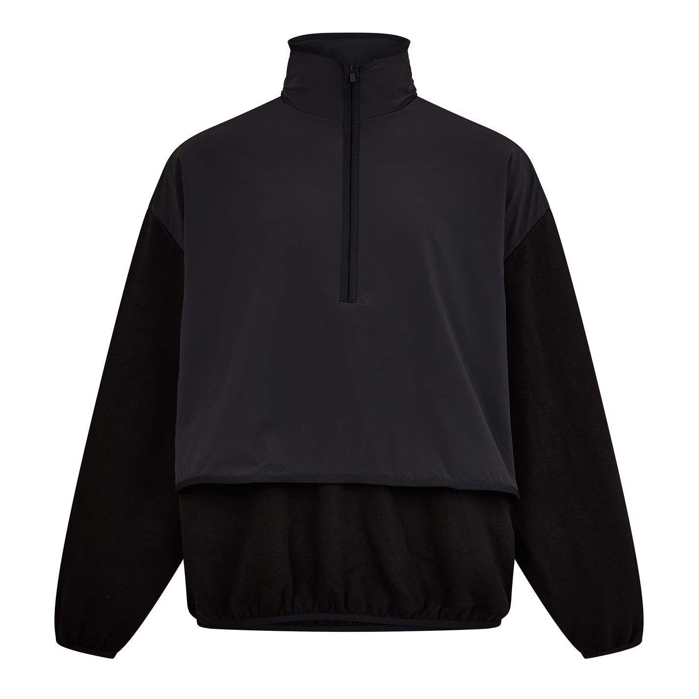 Fear of God o1g2r1mq0426 Zip Fleece Sweatshirt in Black/Grey Size US L / EU 52-54 / 3 - 1 Thumbnail