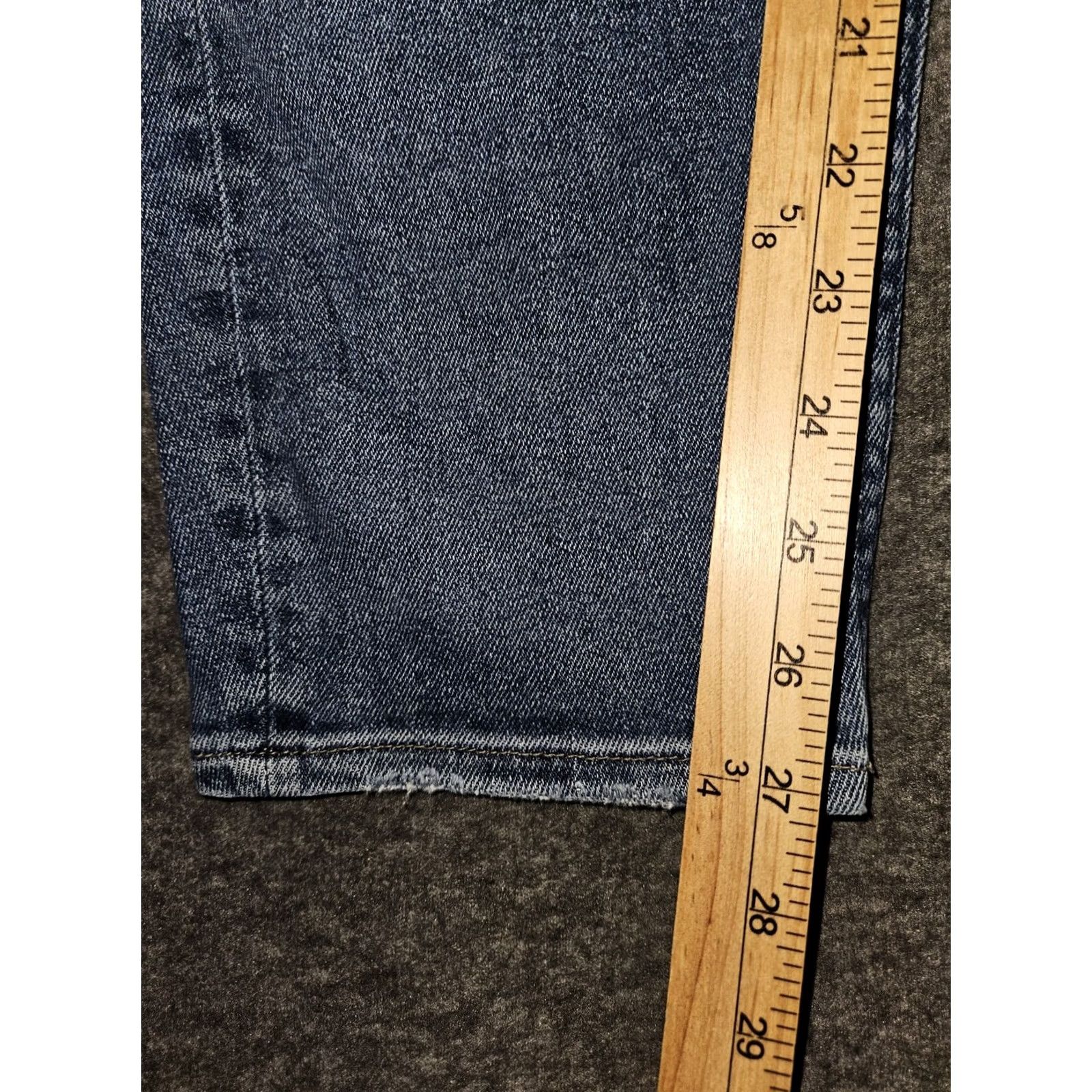 Silver Jeans Co. Silver Jeans Co. Not Your Boyfriend's Jeans Women's 33/27 Mid Rise Distressed Jeans) Size 24" / US 00 / IT 34 - 6 Thumbnail