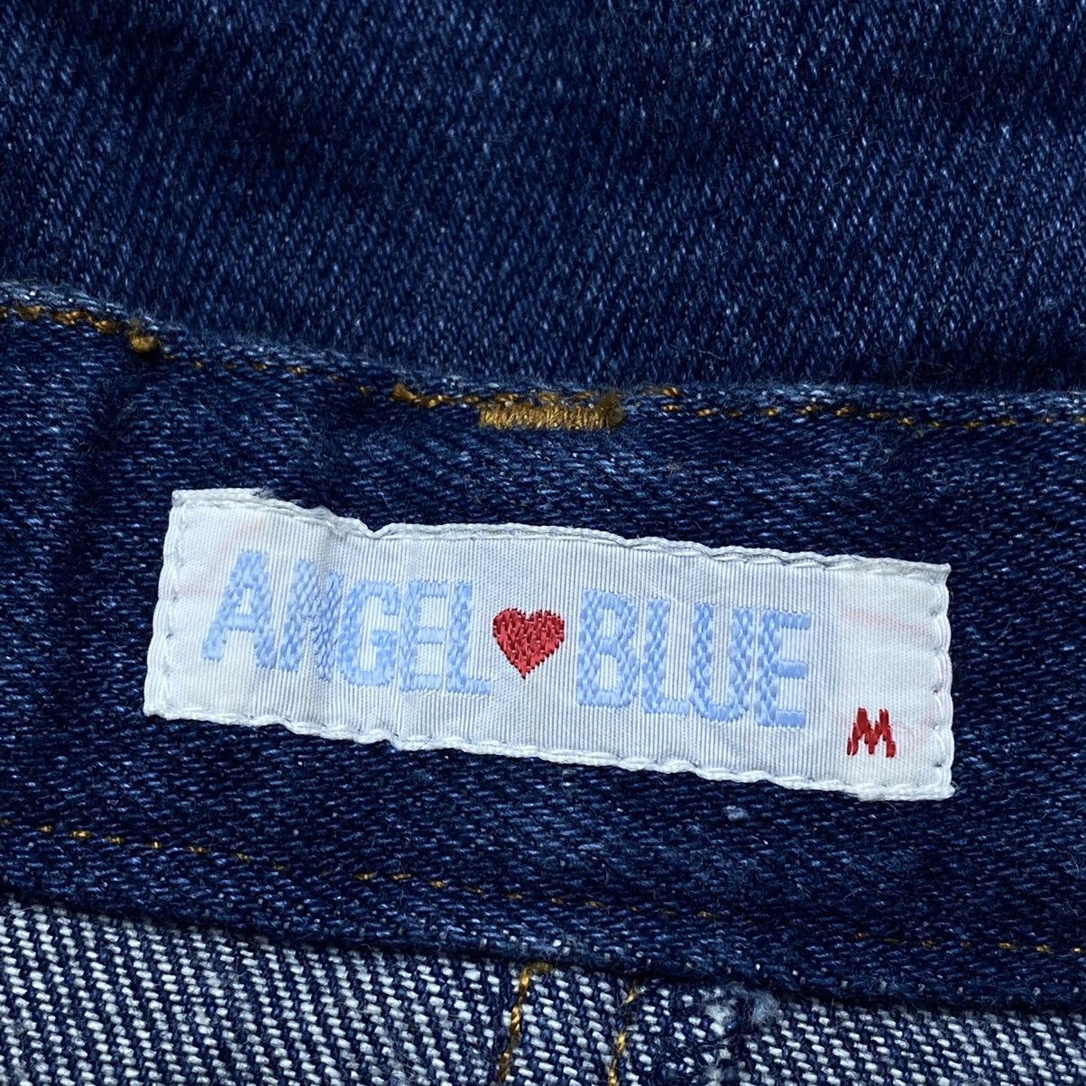 Angel Blue 2000s Angel Blue - Knitted Patch Midi Skirt Denim Size 26" / US 2 / IT 38 - 13 Thumbnail