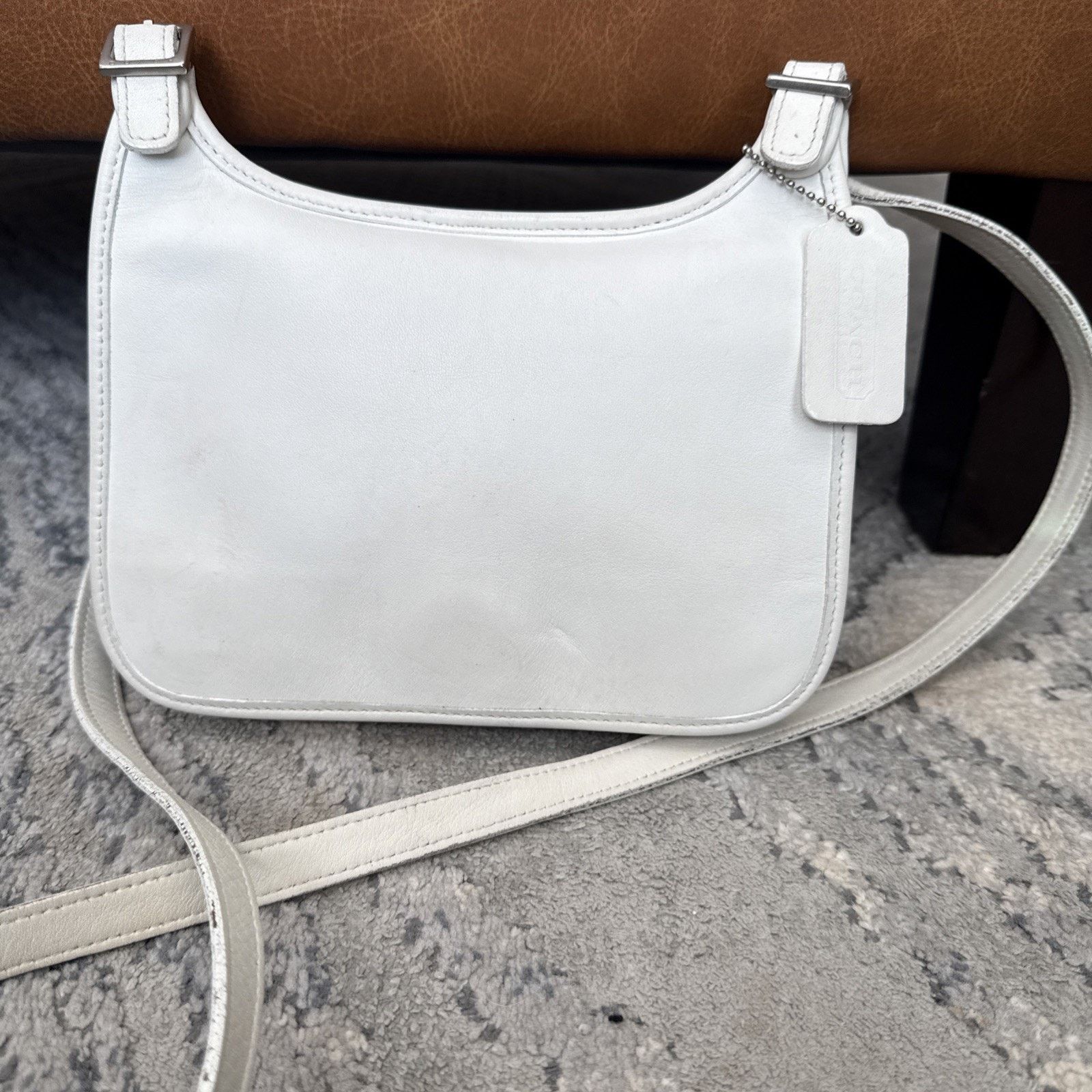 Coach COACH 9142 Vintage Leather Hippie Bag White With Hangtag Size ONE SIZE - 1 Thumbnail