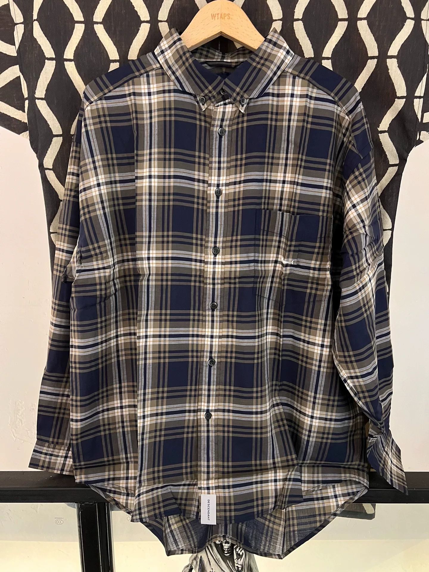 Japanese Brand full plaid long sleeve shirt Size US S / EU 44-46 / 1 - 1 Thumbnail