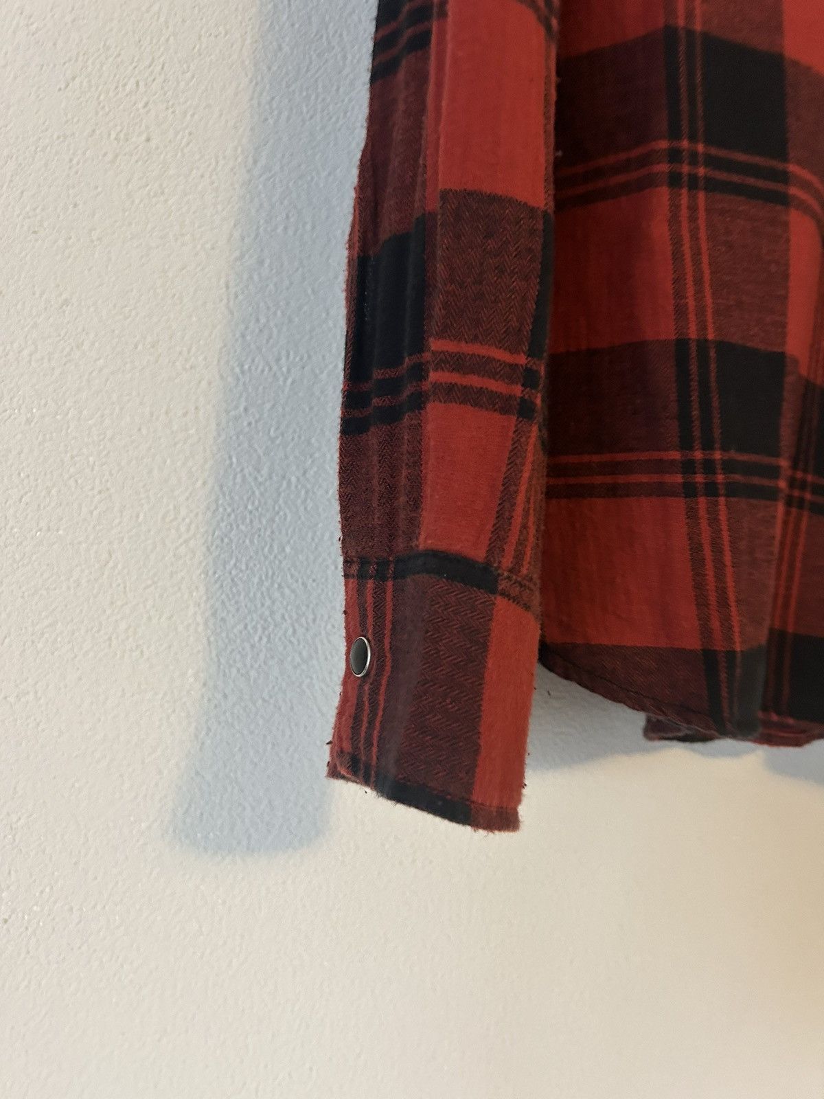 Saint Laurent Paris Saint Laurent red and black checked western shirt in size S Size US S / EU 44-46 / 1 - 6 Thumbnail