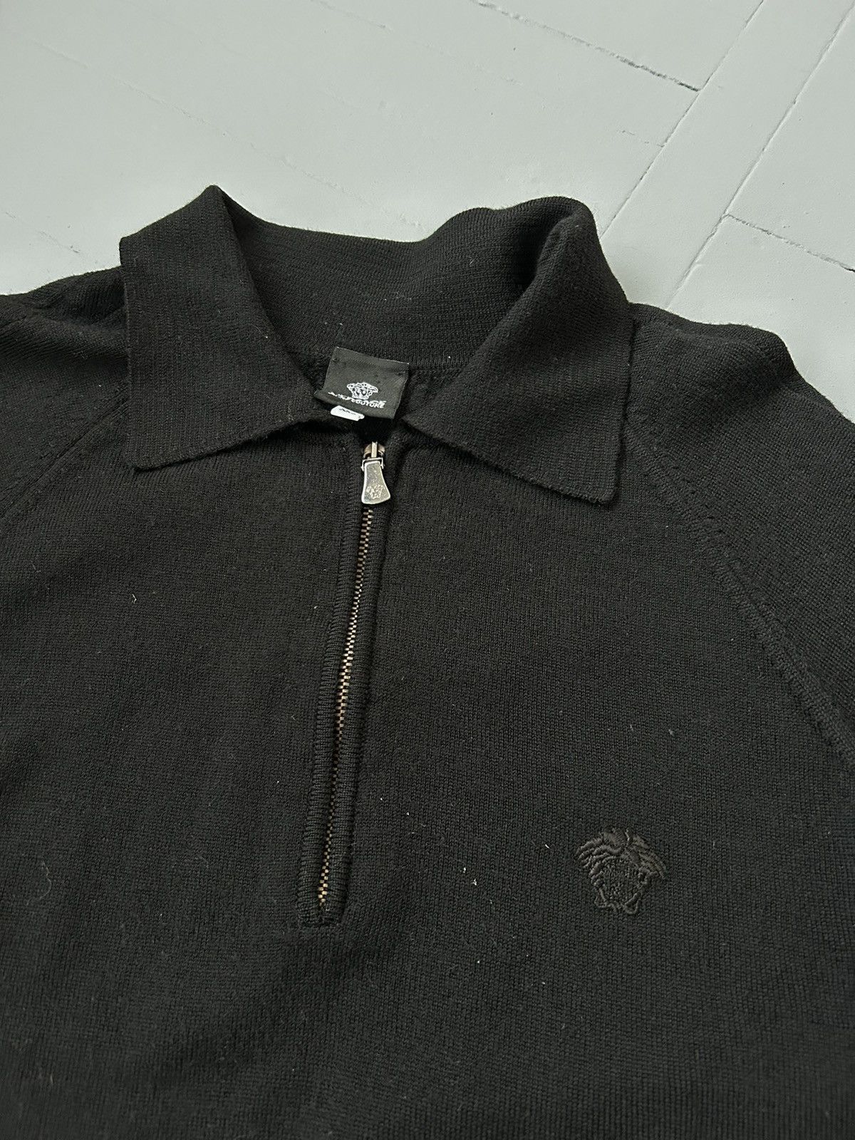 Versace Versace vintage wool sweater Size US XL / EU 56 / 4 - 5 Thumbnail