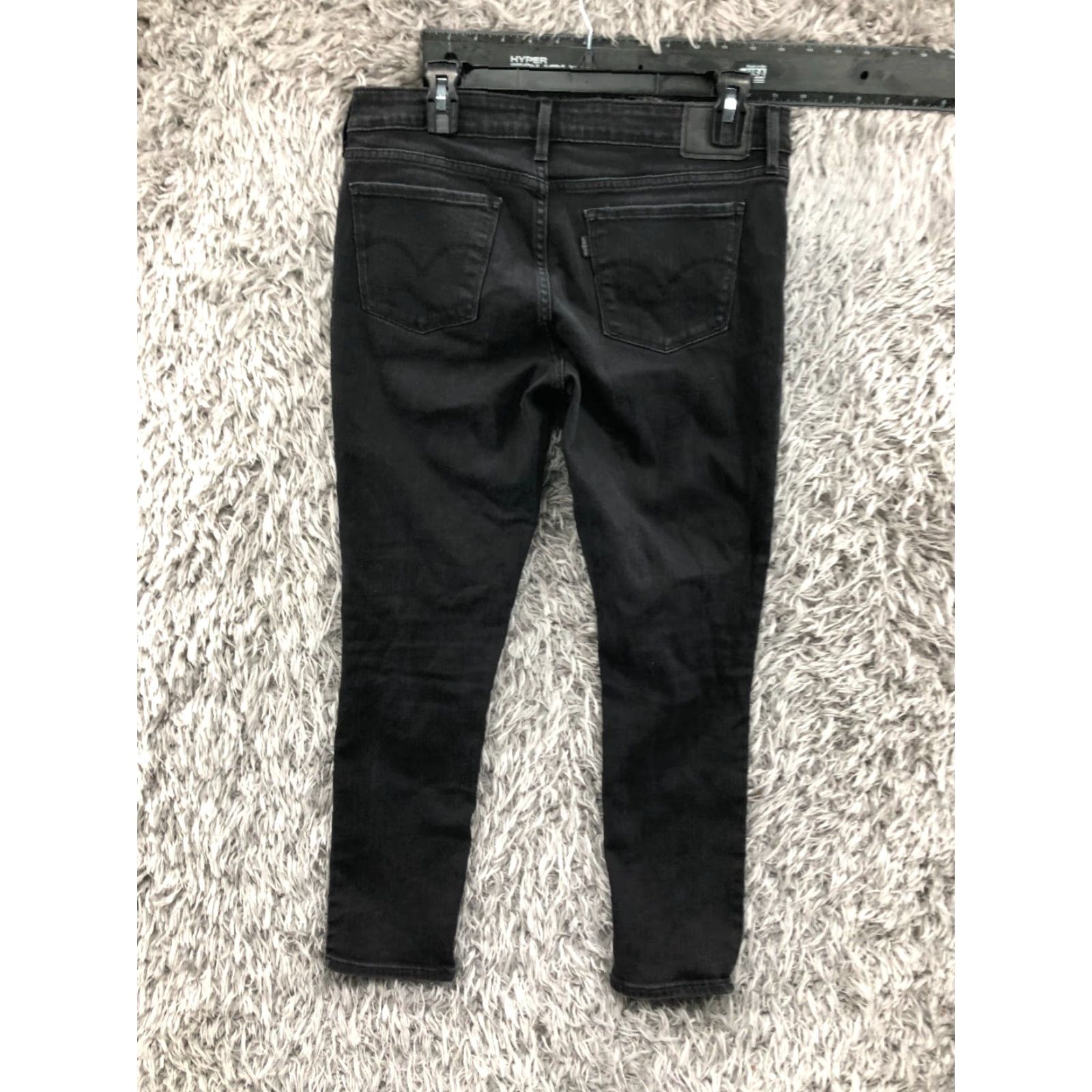 Levi's Levi's 711 Skinny Jeans Size 30 Womens Dark Wash Black Skinny Jeans 30 in Black Levi's 711 Women Modern American Classic Dark Denim Size 30" / US 8 / IT 44 - 5 Thumbnail