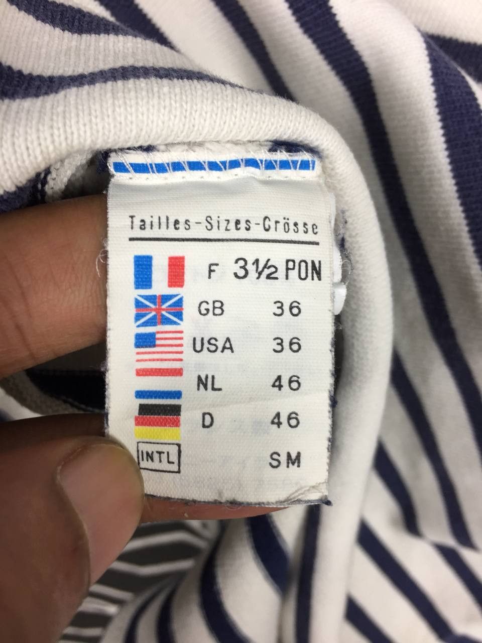 Saint James Vtg Saint James Depuis 1889 Stripe Longsleeve Tee Size US S / EU 44-46 / 1 - 8 Thumbnail