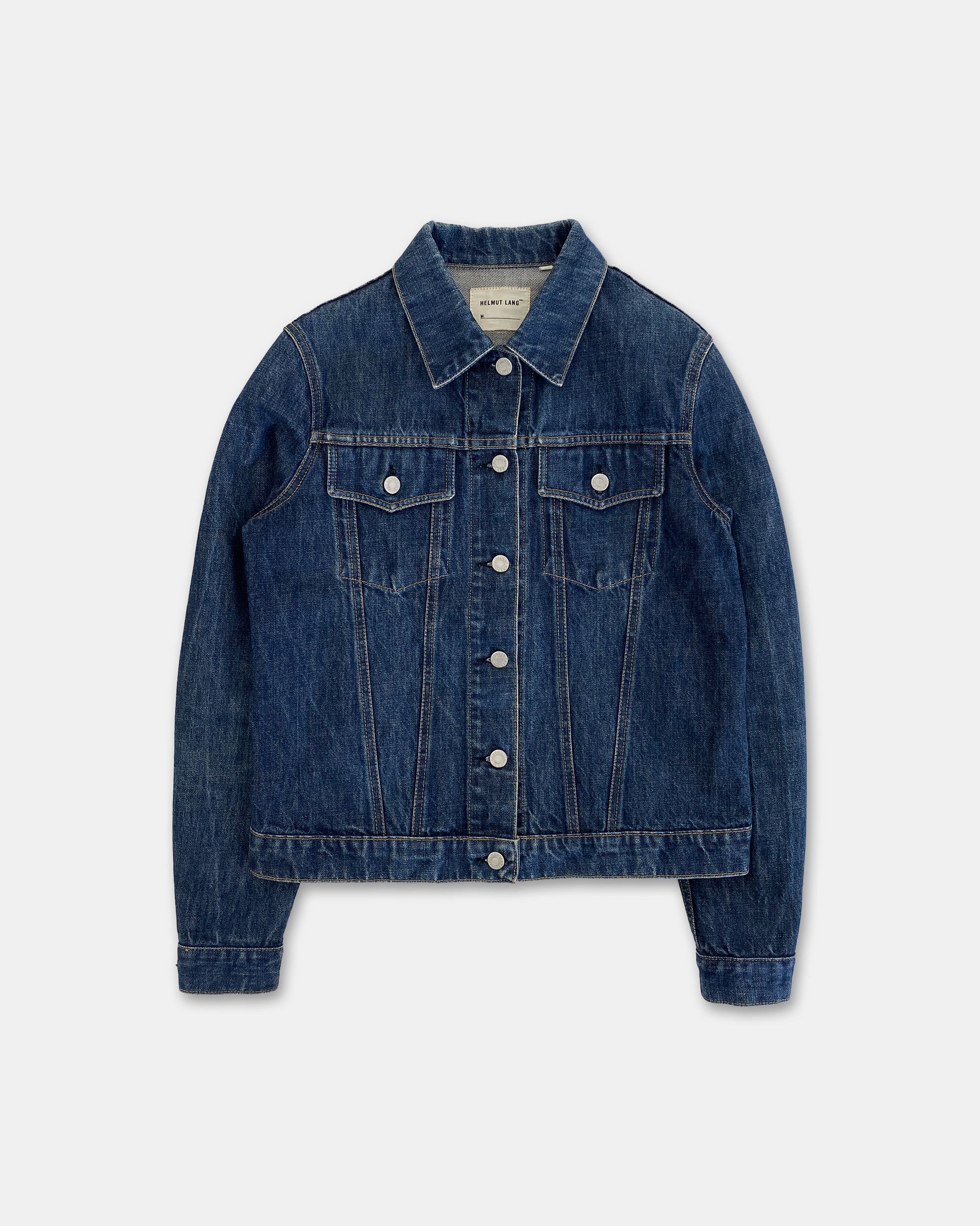 Helmut Lang 2000s Classic Denim Jacket Size M / US 6-8 / IT 42-44 - 2 Thumbnail