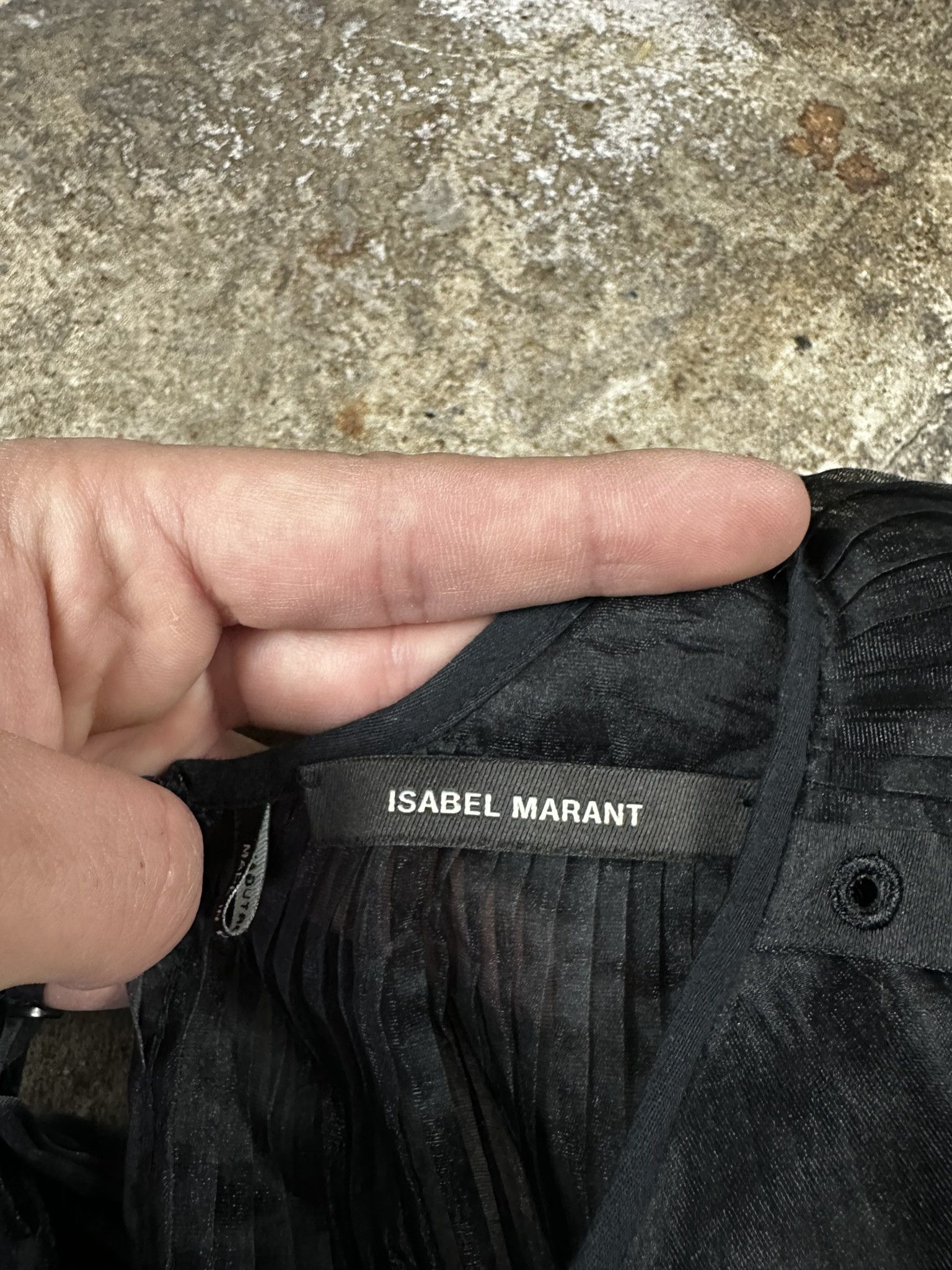 Isabel Marant Isabel Marant Pleated Avant Garde Viscose Blouse Size L / US 10 / IT 46 - 7 Thumbnail