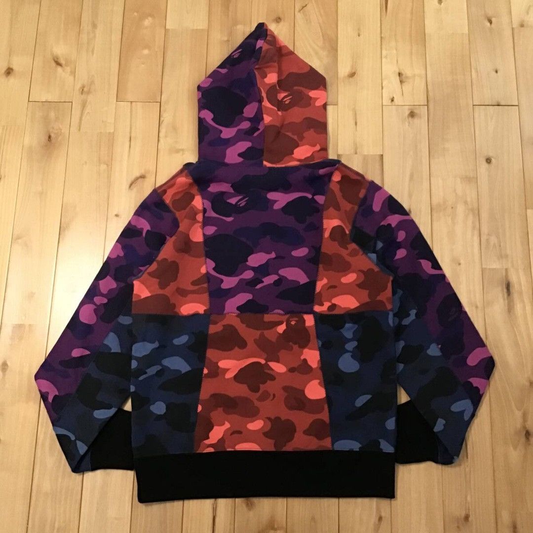 Bape BAPE Crazy camo full zip hoodie a bathing ape Size US M / EU 48-50 / 2 - 2 Thumbnail
