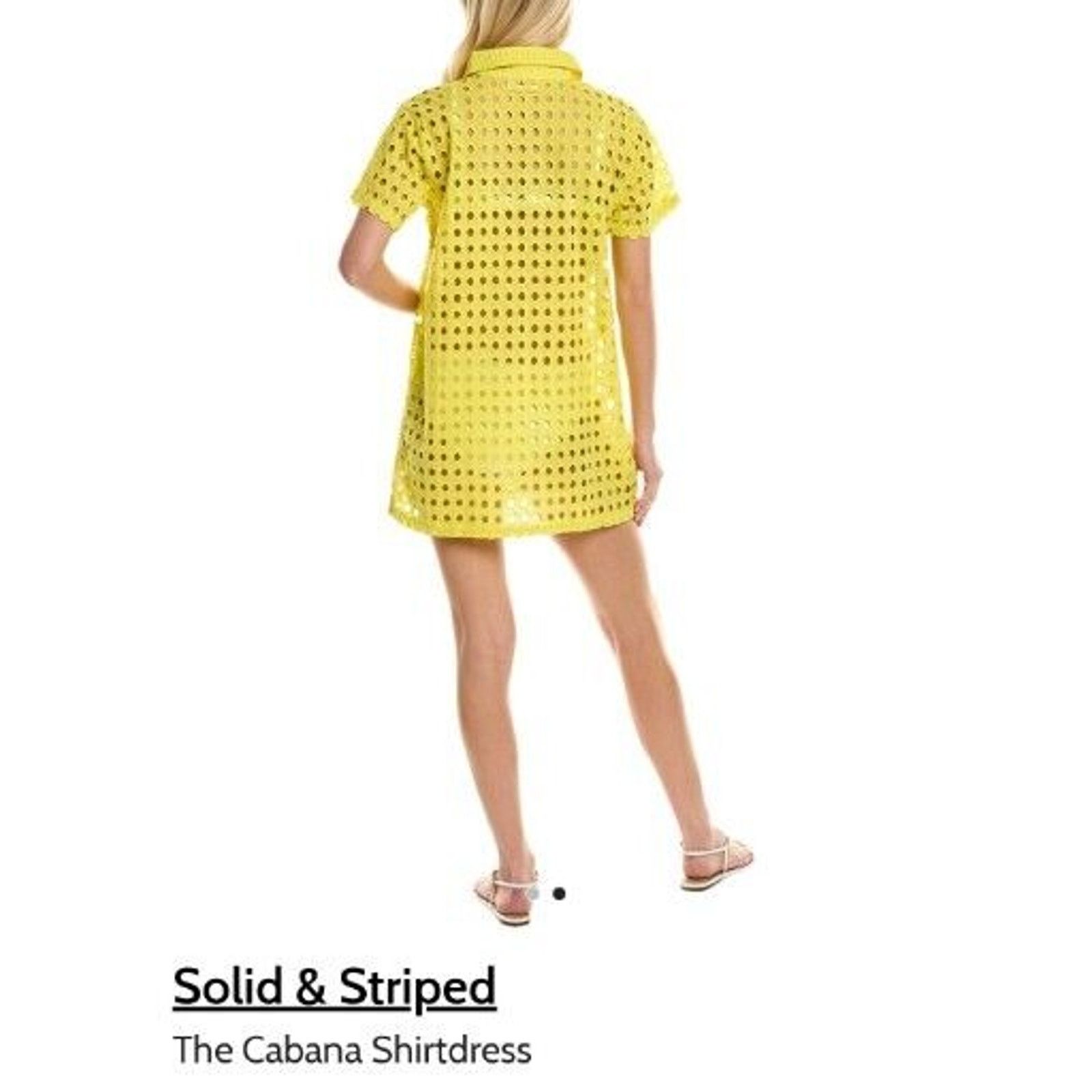 Solid & Striped Solid & Striped the Cabana Shirtdress Women's Yellow Size S Size S / US 4 / IT 40 - 1 Thumbnail