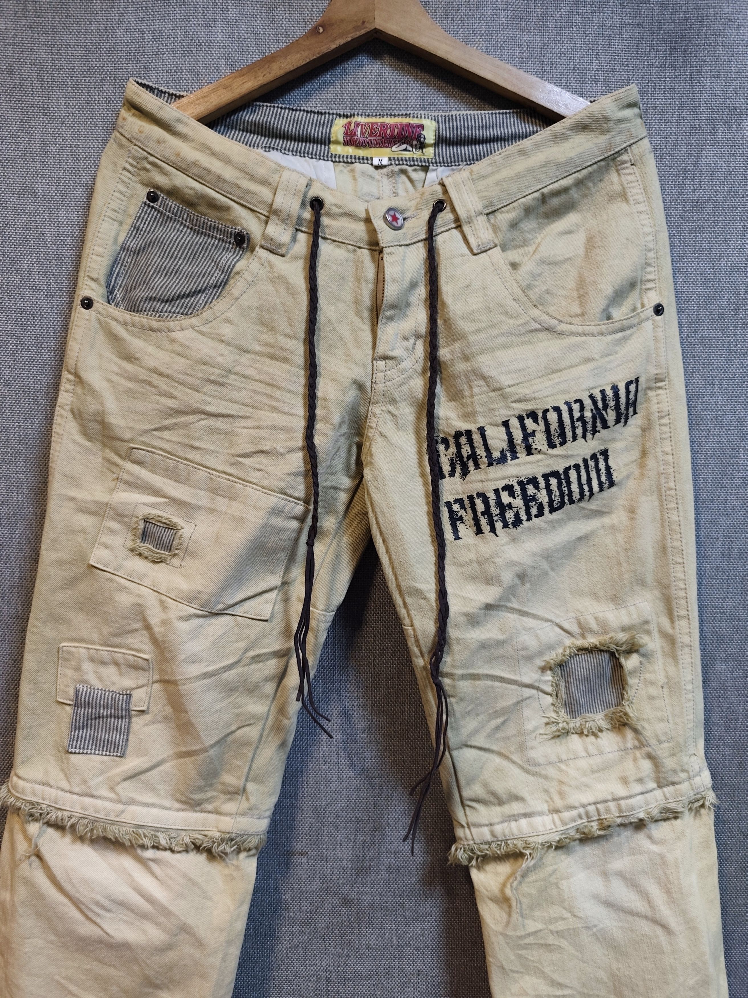 Japanese Brand Livertine Tokyo Underground Pants Size US 31 - 3 Thumbnail