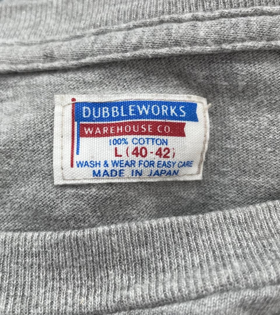 Japanese Brand DUBBLEWORKS BY WAREHOUSE CO. T-SHIRT MADE IN JAPAN Size US L / EU 52-54 / 3 - 3 Thumbnail