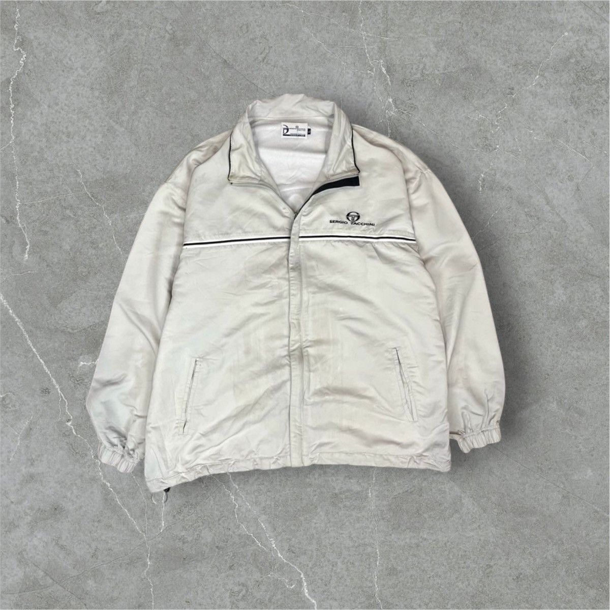 Sergio Tacchini × Vintage Windbreaker Sergio Tacchini Lab Jacket Classic 2000ss Size US L / EU 52-54 / 3 - 1 Thumbnail