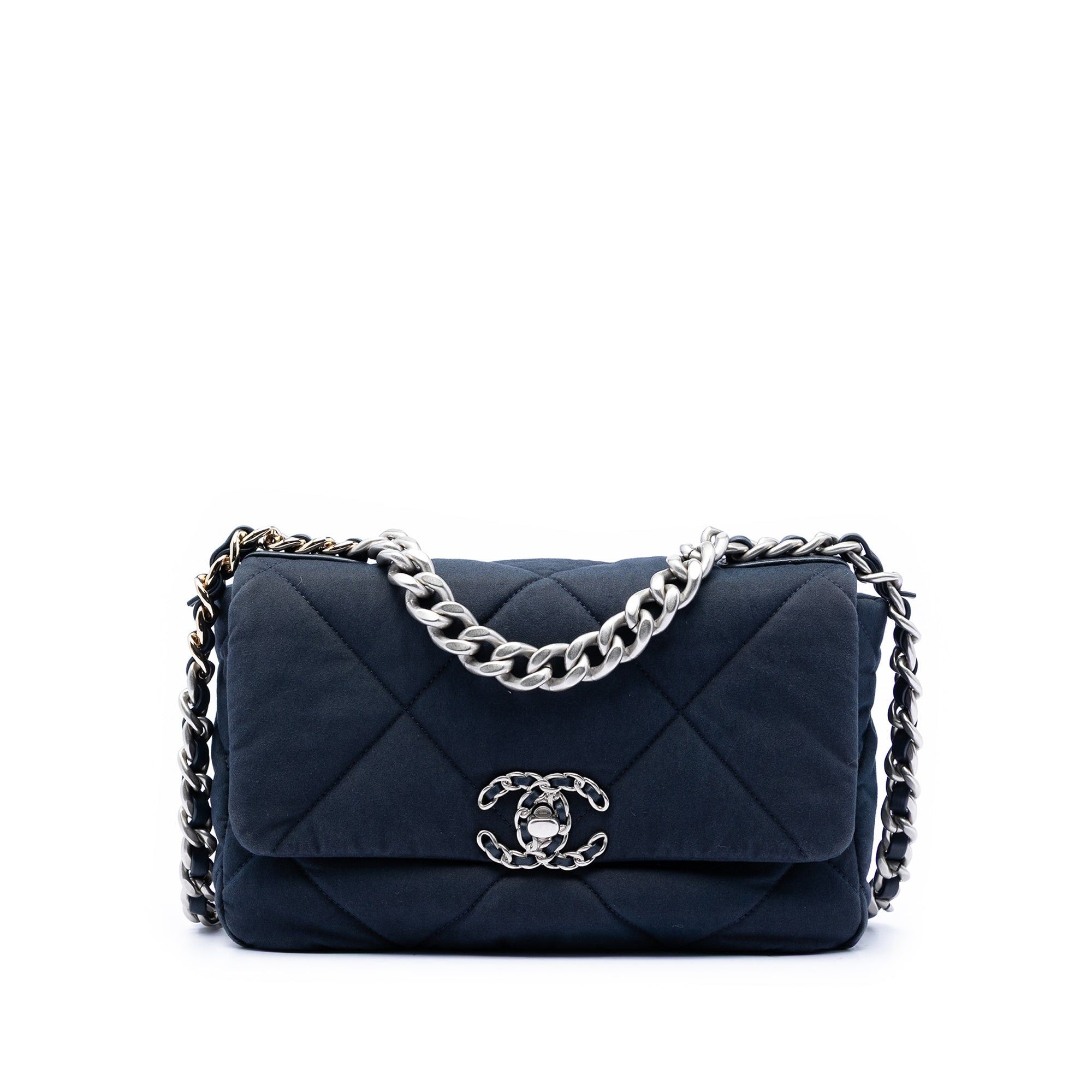 Chanel Medium Quilted Jersey 19 Flap Size ONE SIZE - 1 Thumbnail